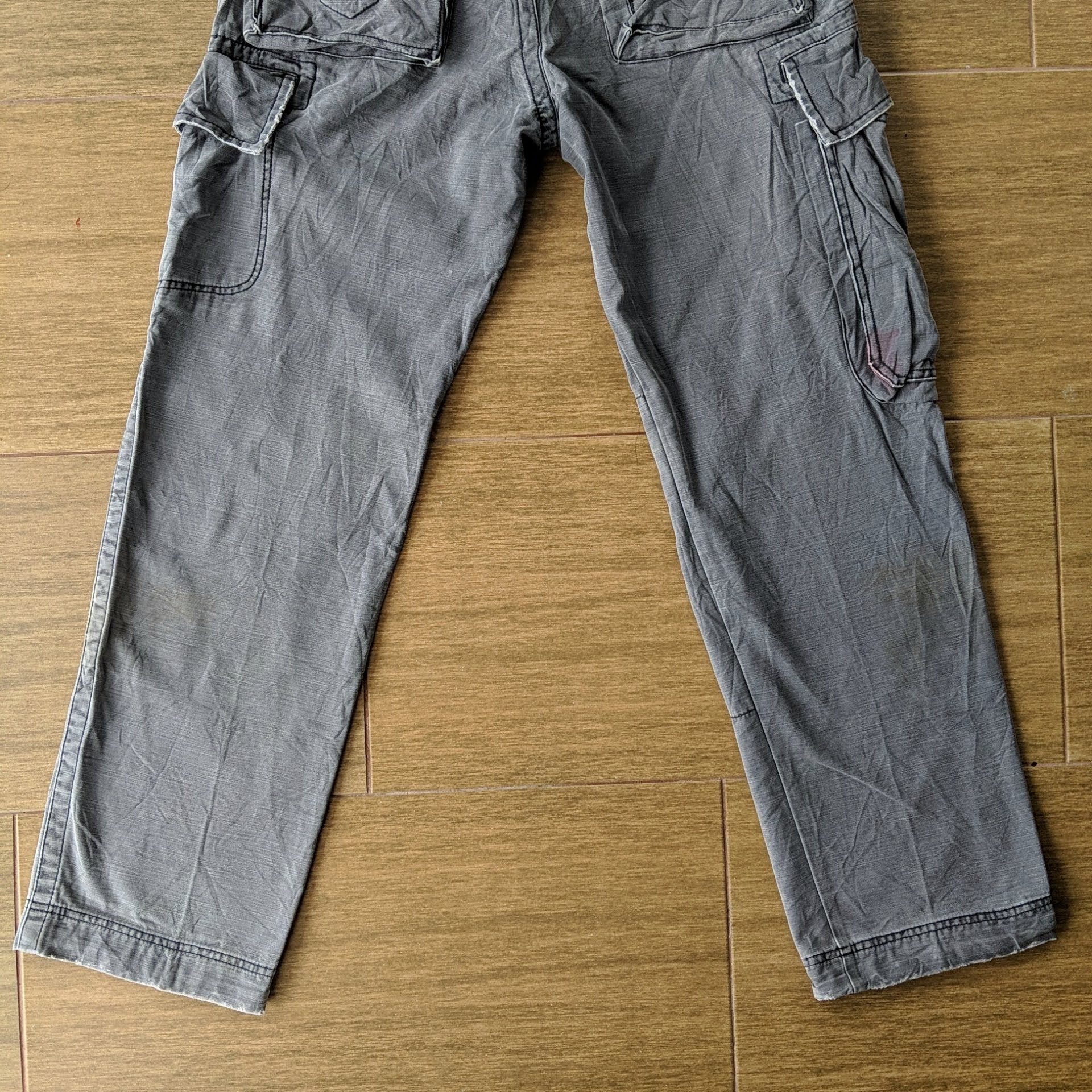 Japanese Brand × Vintage W30 Vintage Flash Report 7 Pockets Tactical Cargo Pants! Size US 30 / EU 46 - 16 Thumbnail