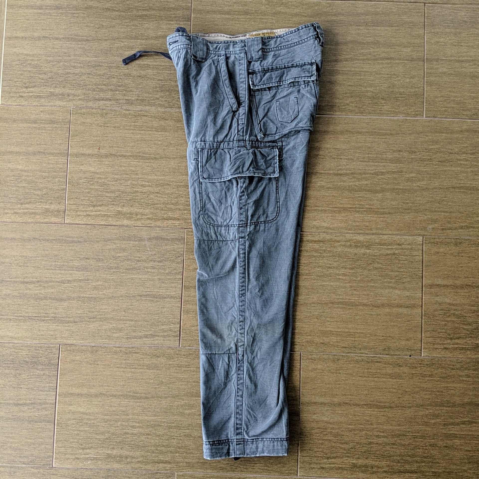 Japanese Brand × Vintage W30 Vintage Flash Report 7 Pockets Tactical Cargo Pants! Size US 30 / EU 46 - 18 Thumbnail