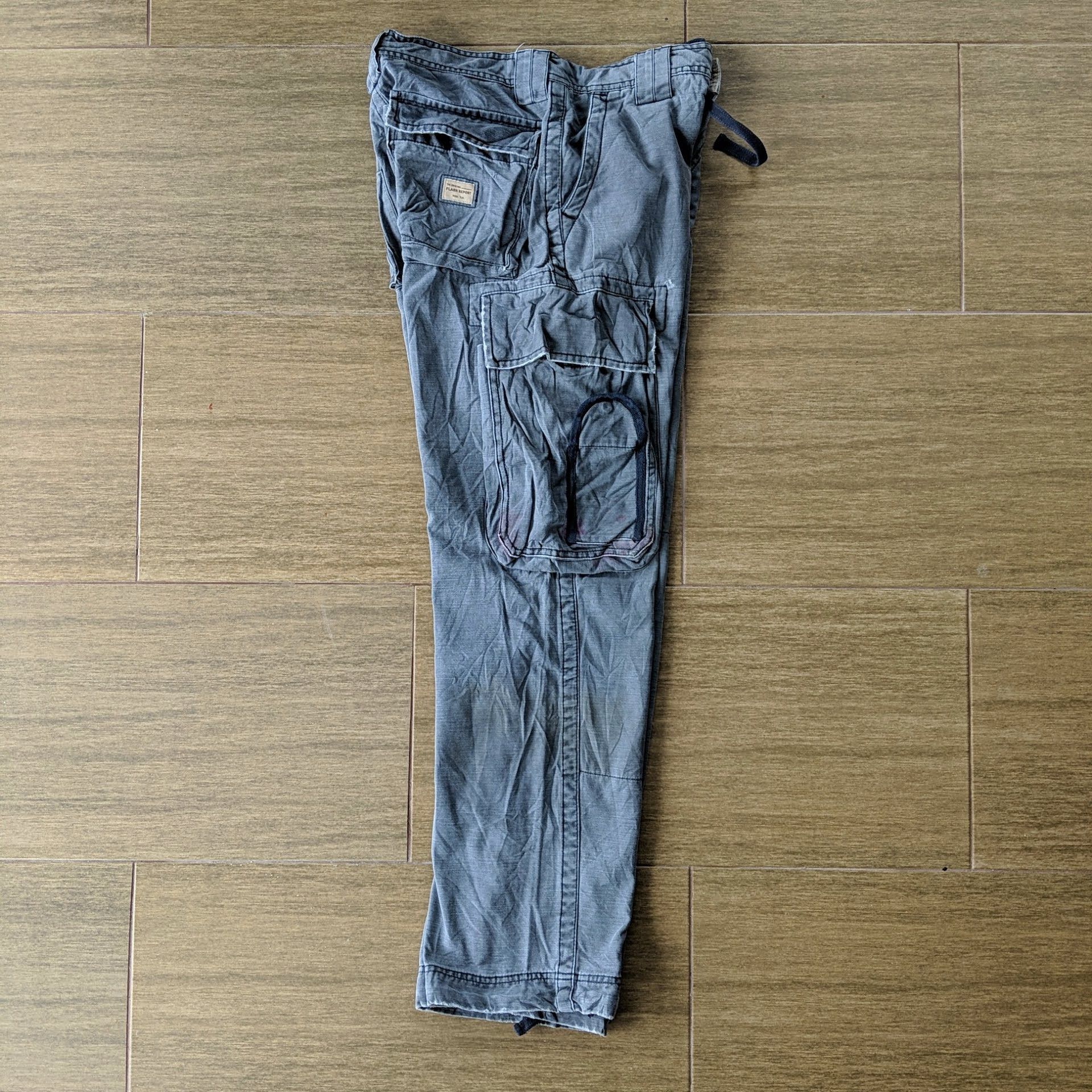 Japanese Brand × Vintage W30 Vintage Flash Report 7 Pockets Tactical Cargo Pants! Size US 30 / EU 46 - 19 Thumbnail