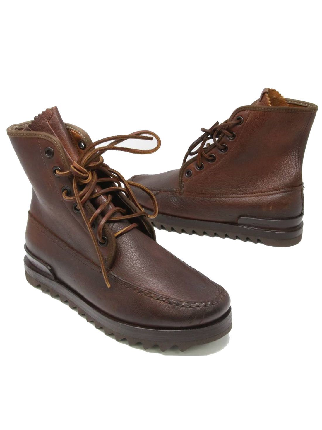 Visvim Visvim Platte Deer Skin Leather Boots Light Vibram Boots | Grailed