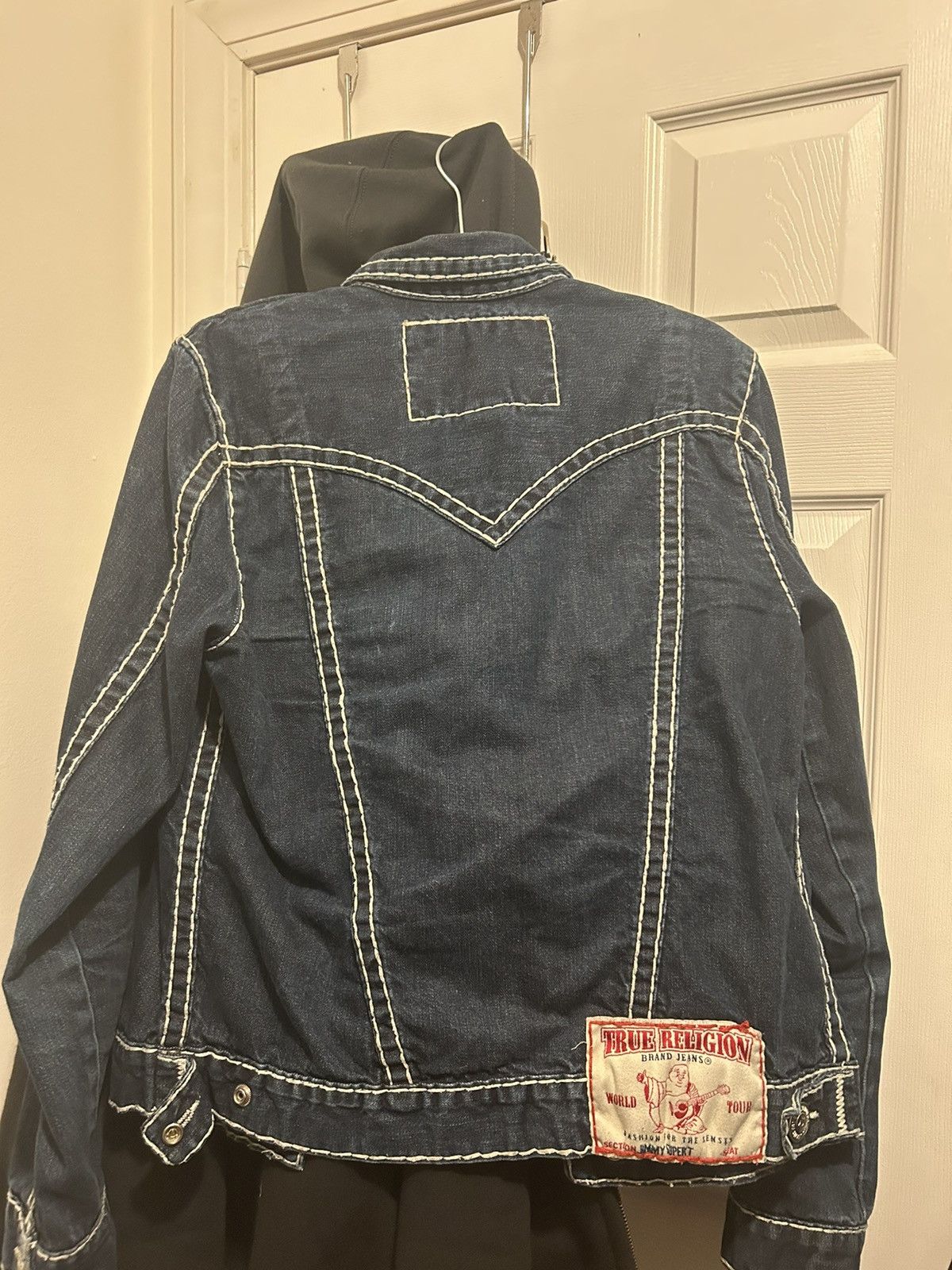 True Religion TRUE RELIGION DENIM JACKET LOVE NO THOTTIES CHIEF KEEF Size US S / EU 44-46 / 1 - 2 Thumbnail