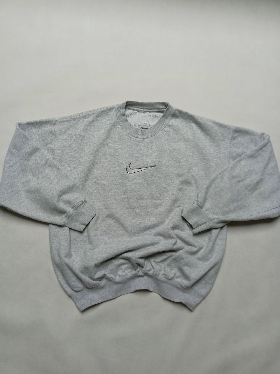 Nike 💥Vintage Nike Center Logo sweatshirt Size US M / EU 48-50 / 2 - 1 Thumbnail