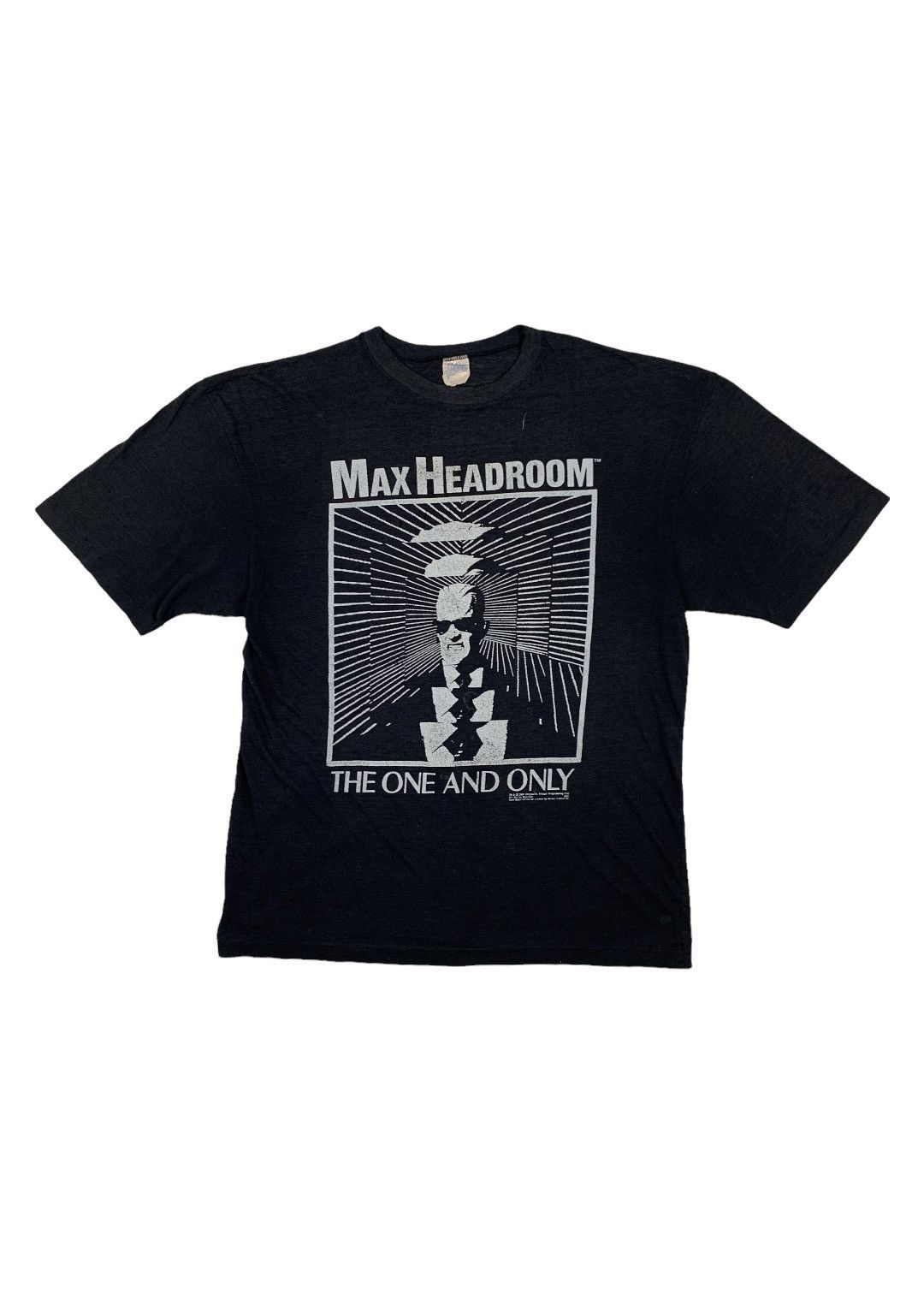 Vintage Vintage 1987 Max Headroom Television Series Character Shirt Size US L / EU 52-54 / 3 - 1 Thumbnail