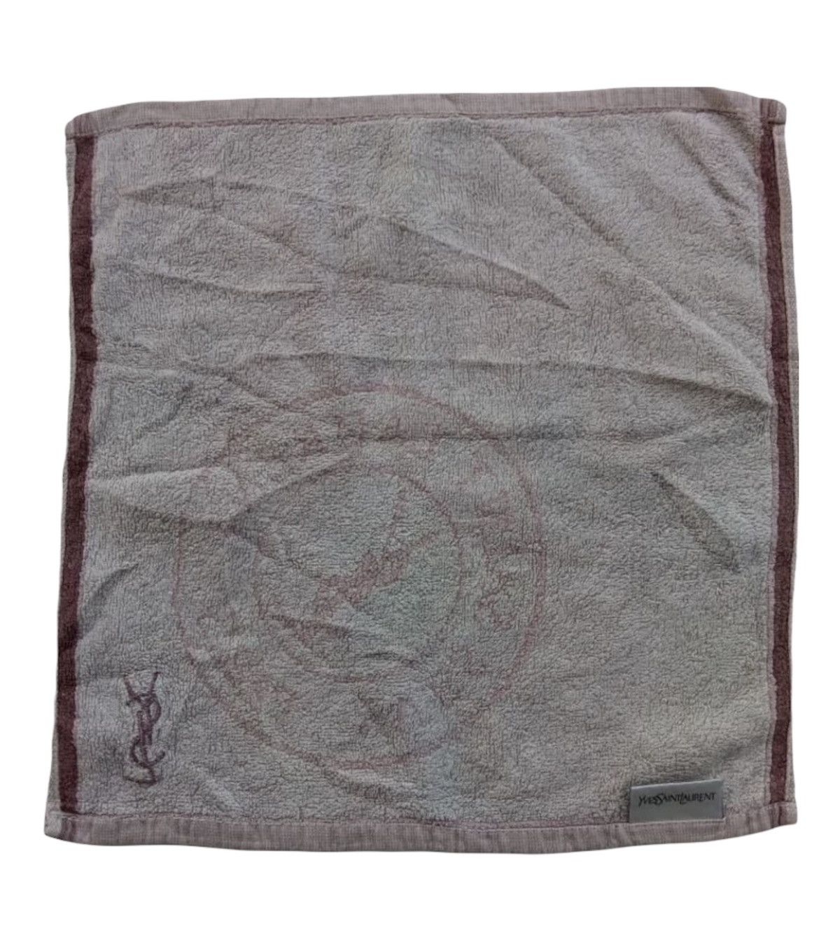 Yves Saint Laurent Handky Yves Saint Laurent / brown YSL logo Handkerchief Size ONE SIZE - 2 Thumbnail