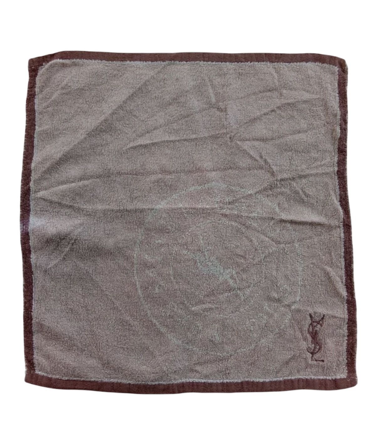 Yves Saint Laurent Handky Yves Saint Laurent / brown YSL logo Handkerchief Size ONE SIZE - 1 Thumbnail