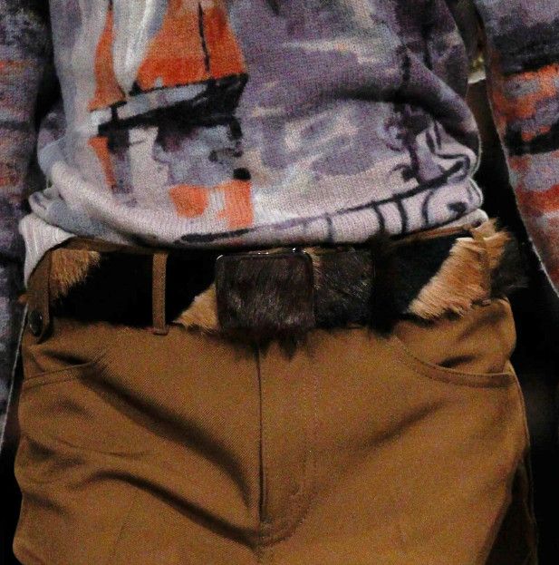 Prada FW 2017 Pony Fur Belt Size 32 - 17 Thumbnail