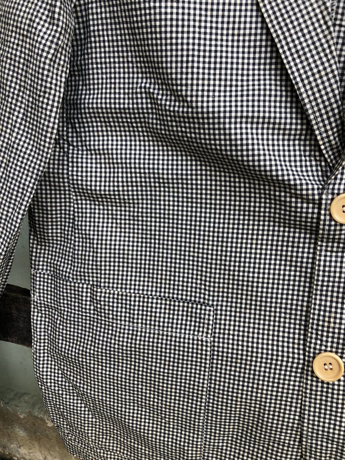 45rpm × Japanese Brand × Vintage Vintage 45 RPM Checkered Blazer Made in Japan Size US L / EU 52-54 / 3 - 5 Thumbnail