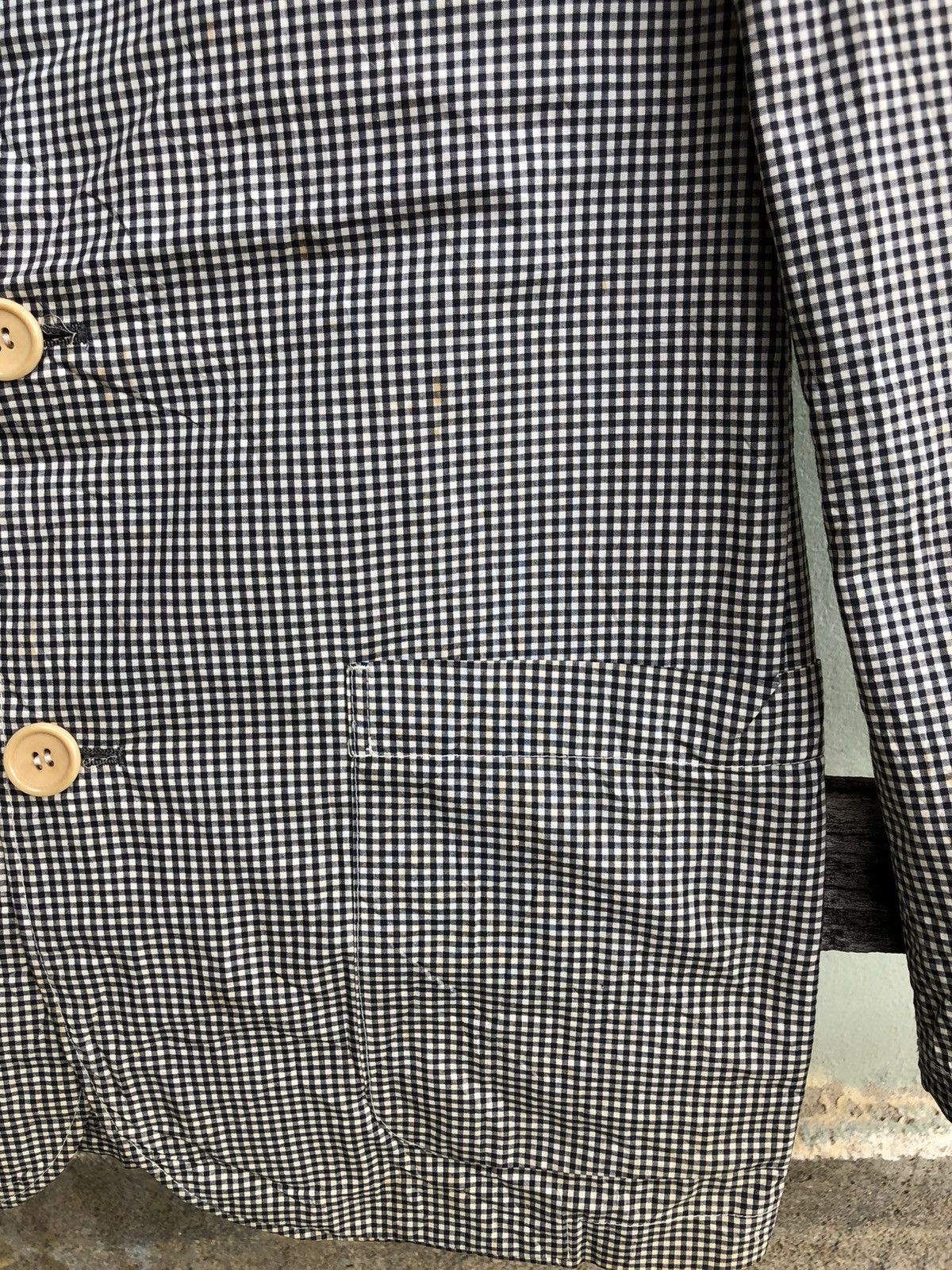 45rpm × Japanese Brand × Vintage Vintage 45 RPM Checkered Blazer Made in Japan Size US L / EU 52-54 / 3 - 4 Thumbnail