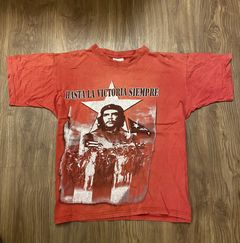 Vintage Ernesto Che Guevara T Shirt Tee BFC Fondo Cubano Size Large  Revolution Marxism Argentina