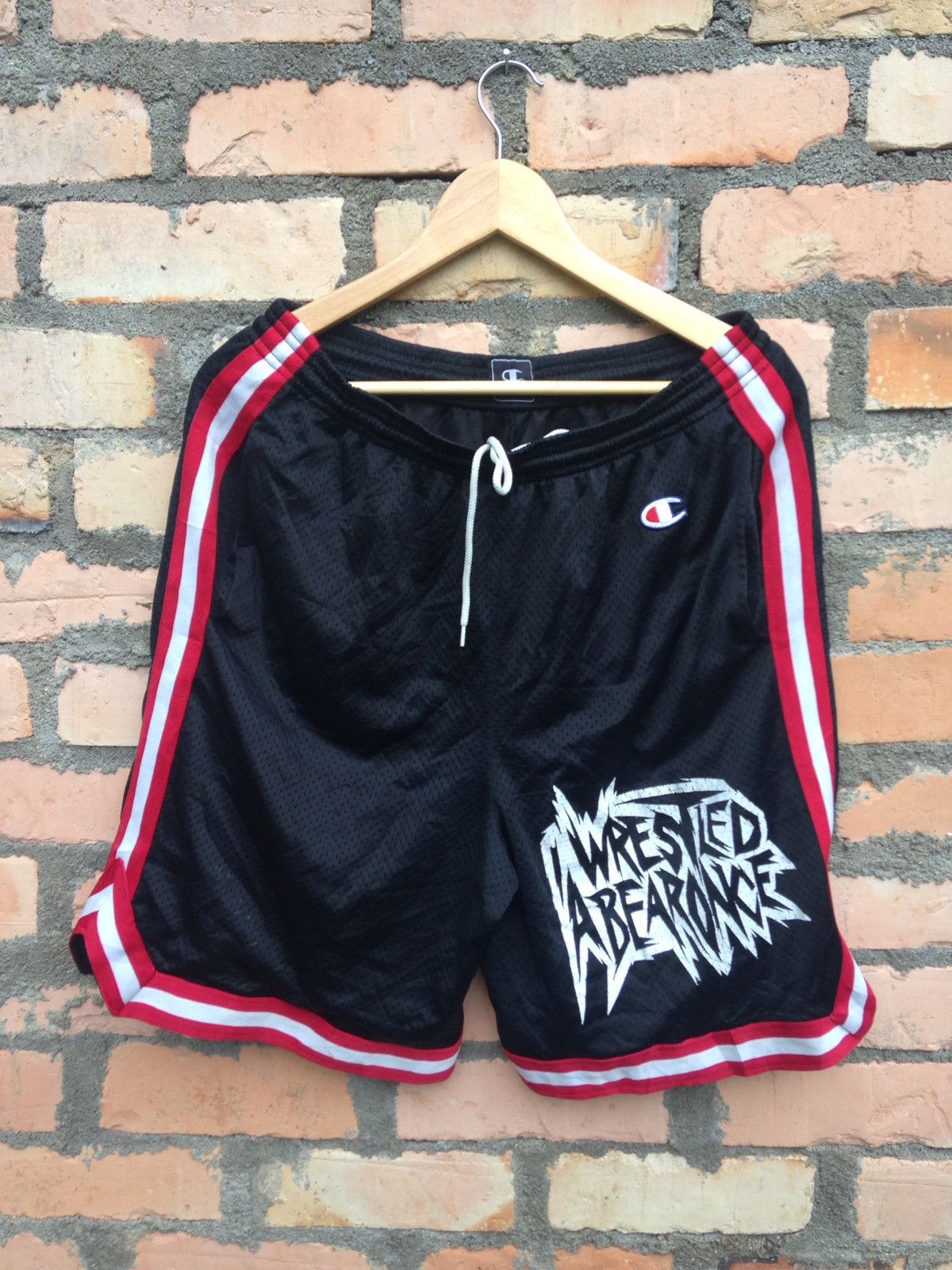 Champion Champion Shortpant Wrestled Abearonce Hiphop Style Size US 33 - 1 Thumbnail