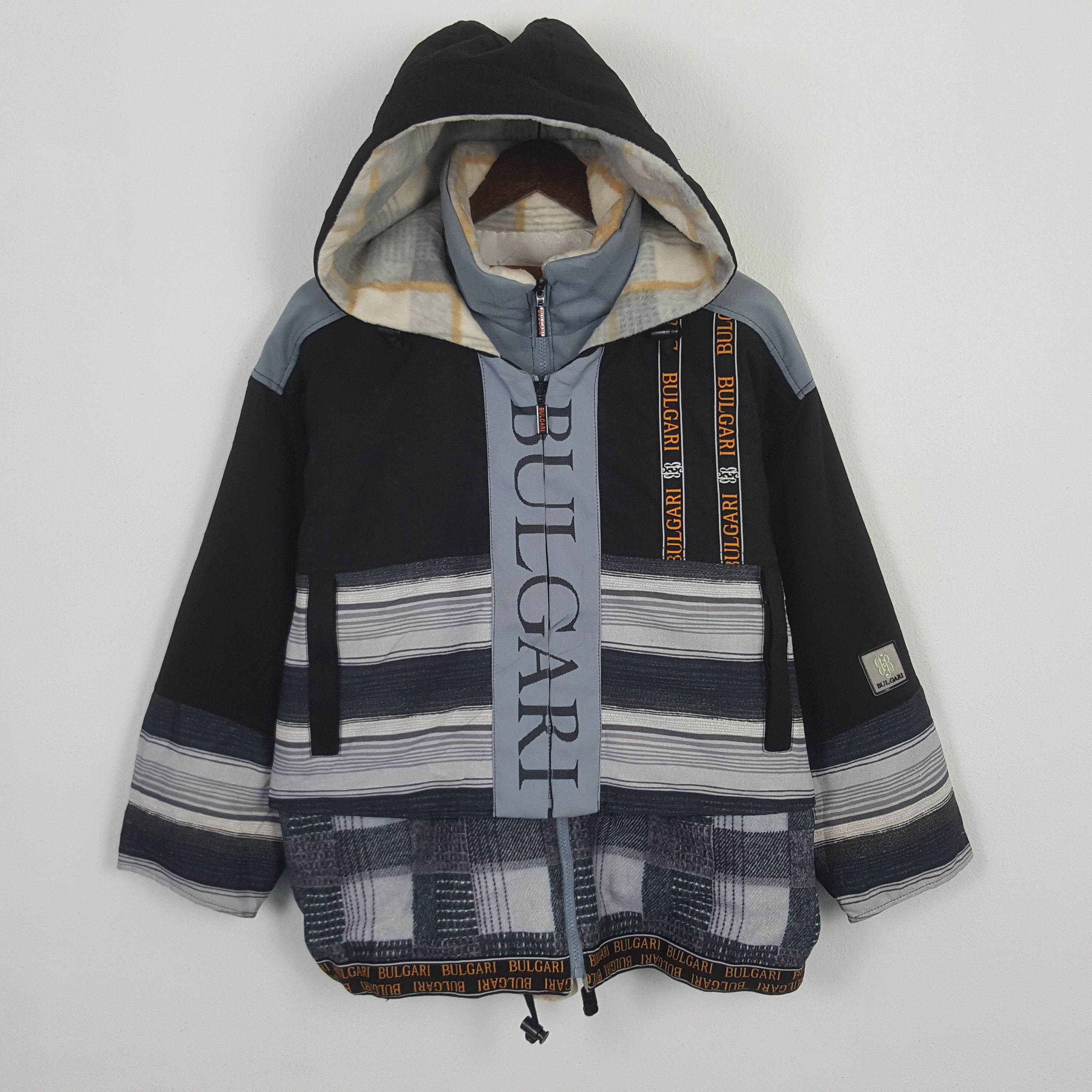 Bvlgari Vintage Bulgari Rare Style Zipper Jacket Hoodies Size US L / EU 52-54 / 3 - 1 Thumbnail