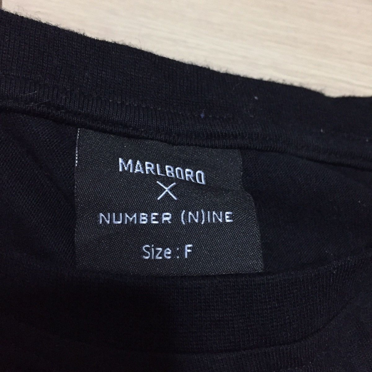 Marlboro × Number (N)ine Marlboro x Number (N)ine Rethinking Conventions Black Tee Size US M / EU 48-50 / 2 - 5 Thumbnail