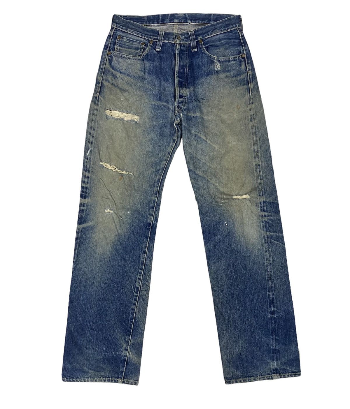 Japanese Brand × Vintage Distressed Denim by SILVER STONE Selvedge Japan x Rare Size US 32 / EU 48 - 2 Thumbnail