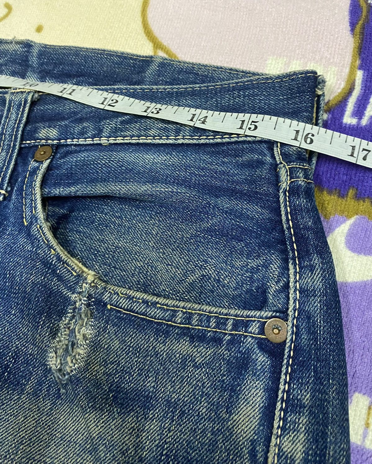 Japanese Brand × Vintage Distressed Denim by SILVER STONE Selvedge Japan x Rare Size US 32 / EU 48 - 18 Thumbnail