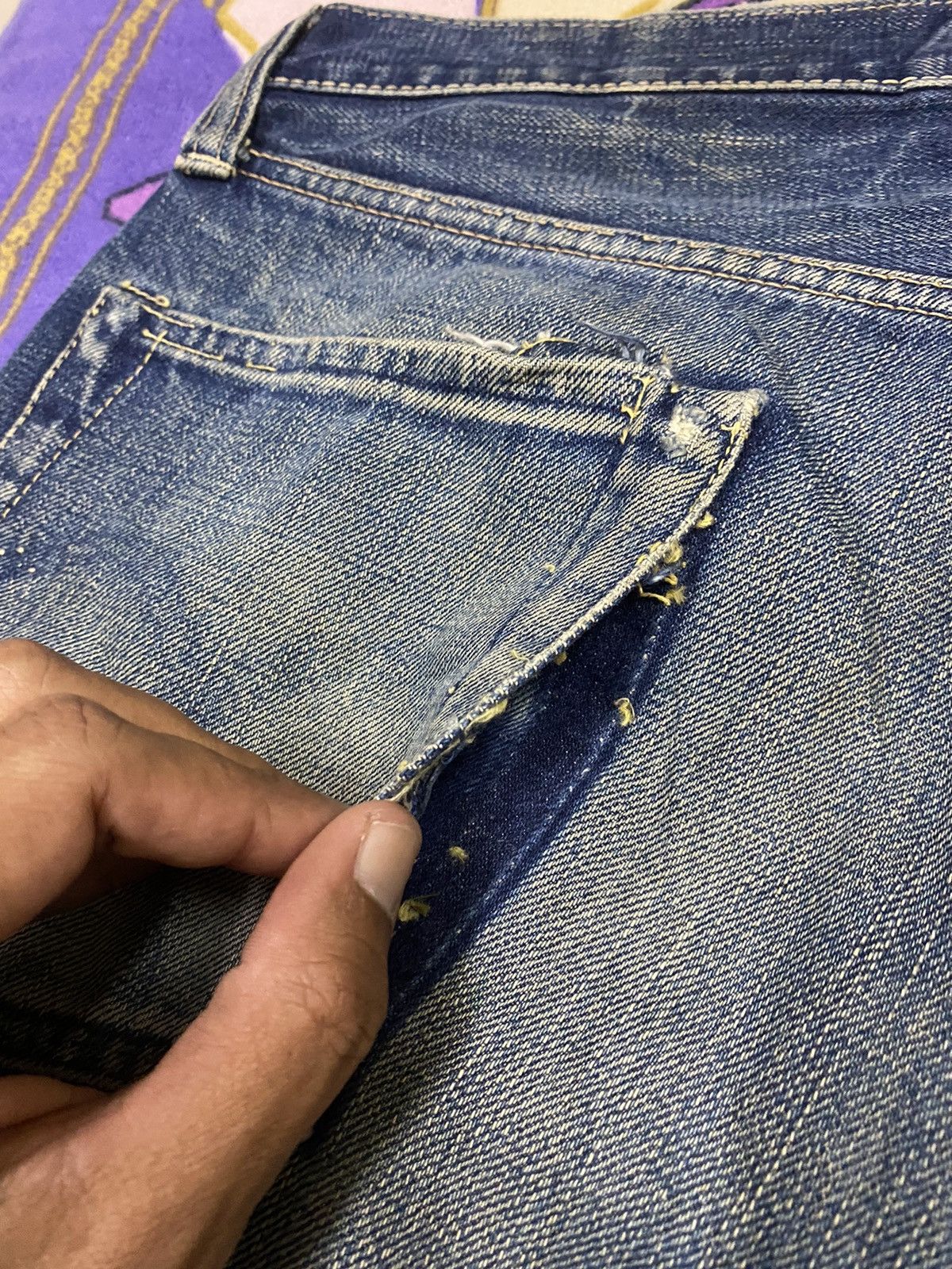 Japanese Brand × Vintage Distressed Denim by SILVER STONE Selvedge Japan x Rare Size US 32 / EU 48 - 12 Thumbnail