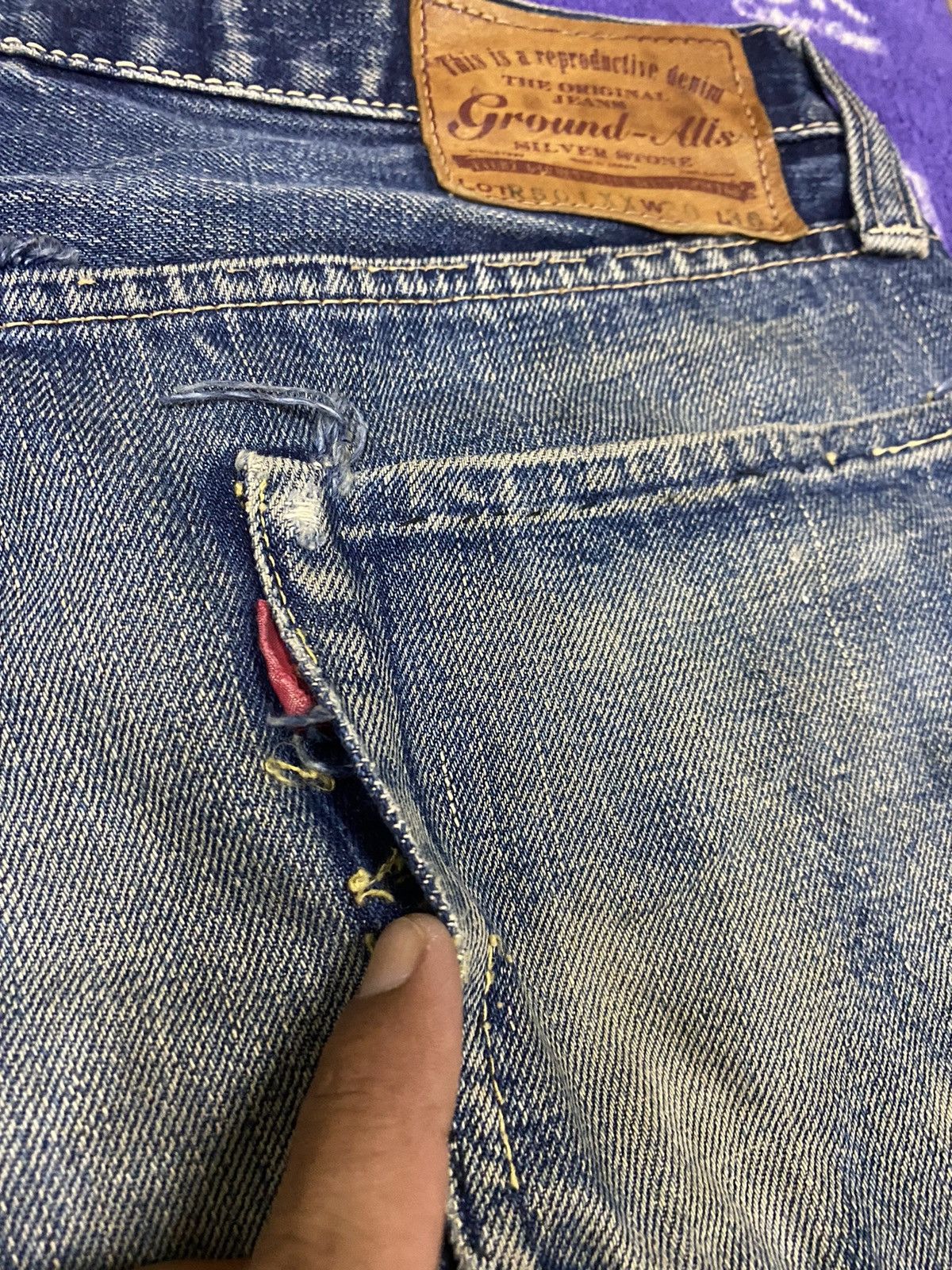 Japanese Brand × Vintage Distressed Denim by SILVER STONE Selvedge Japan x Rare Size US 32 / EU 48 - 13 Thumbnail