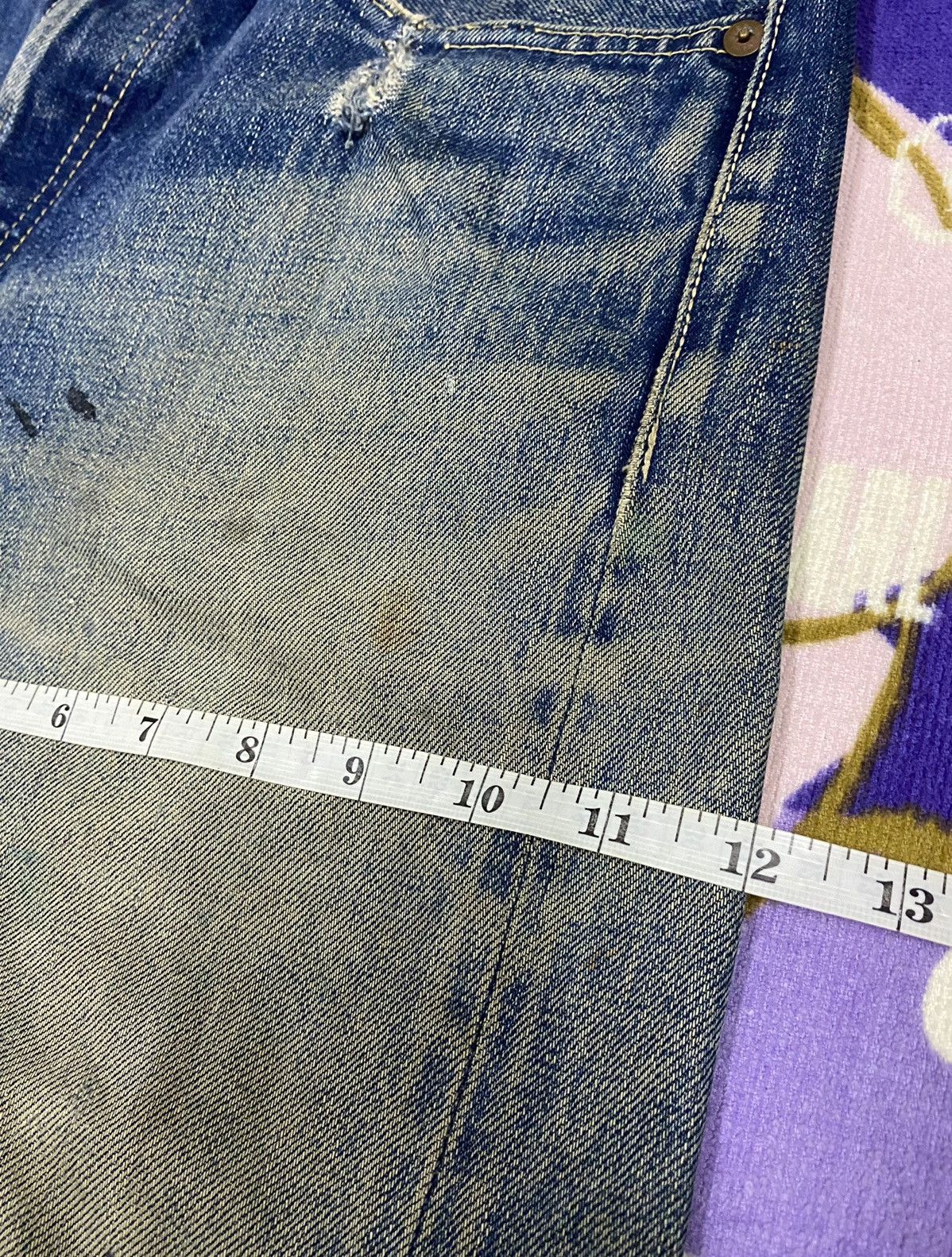 Japanese Brand × Vintage Distressed Denim by SILVER STONE Selvedge Japan x Rare Size US 32 / EU 48 - 20 Thumbnail