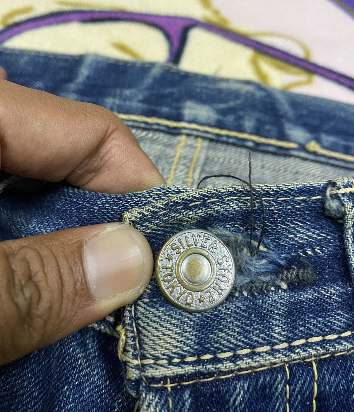 Japanese Brand × Vintage Distressed Denim by SILVER STONE Selvedge Japan x Rare Size US 32 / EU 48 - 8 Thumbnail