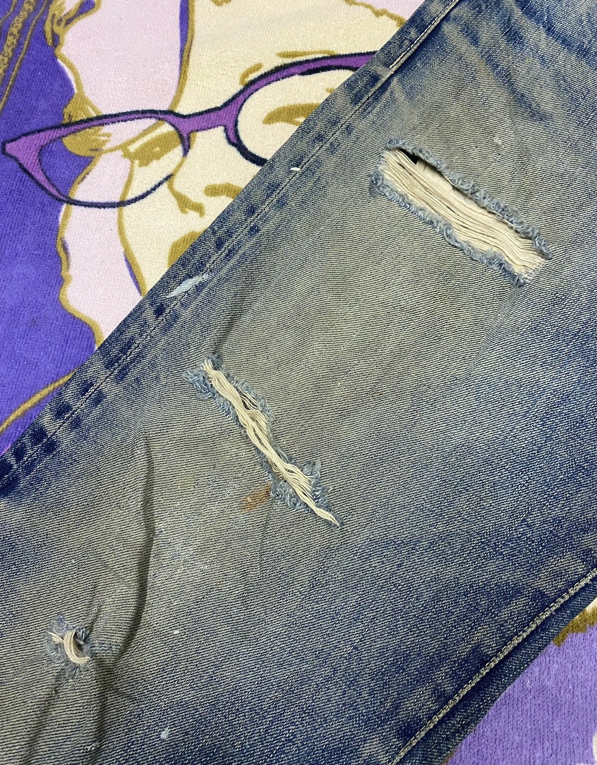 Japanese Brand × Vintage Distressed Denim by SILVER STONE Selvedge Japan x Rare Size US 32 / EU 48 - 9 Thumbnail