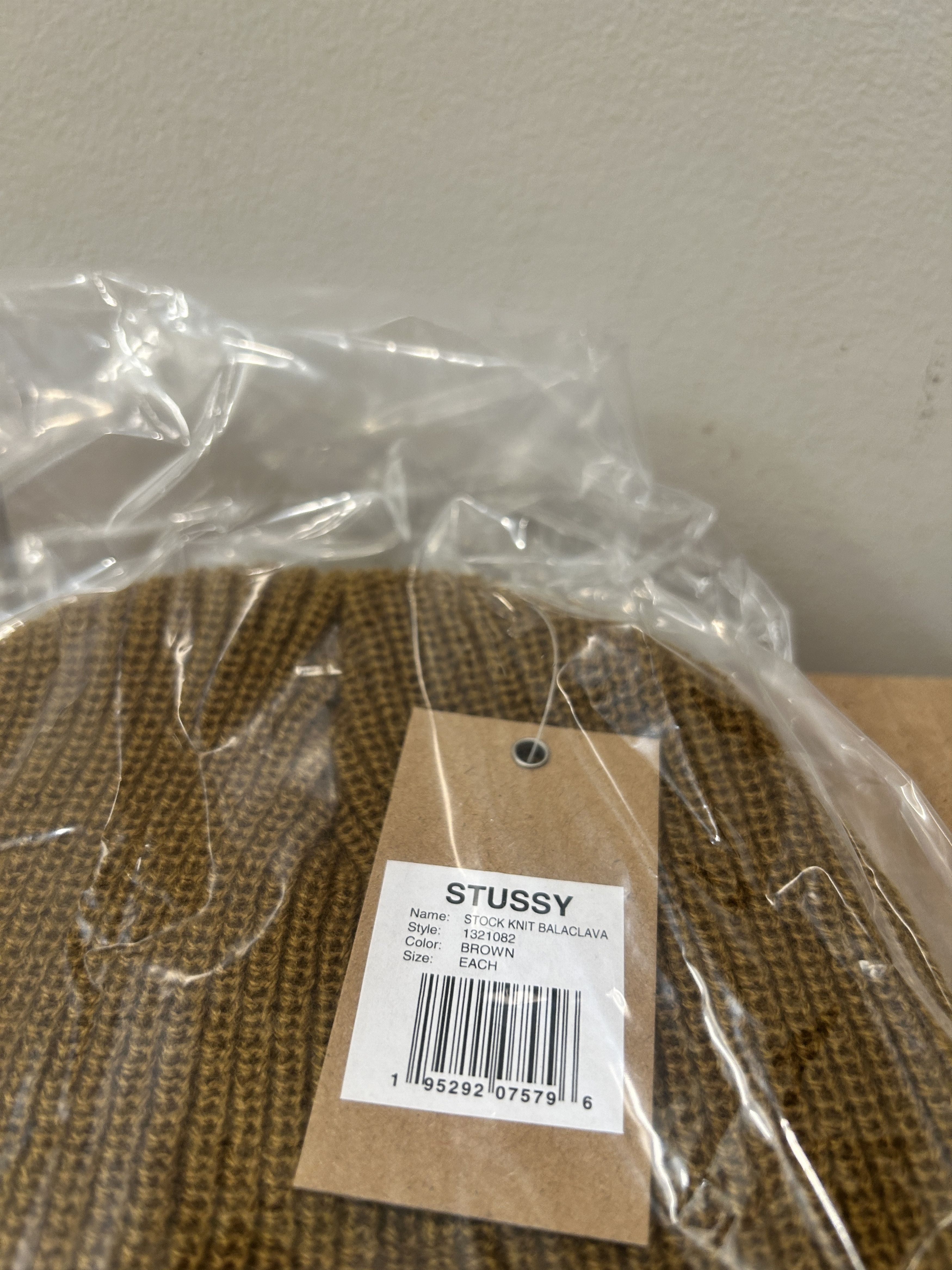 Stussy Stussy Stock Knit Balaclava Black mask Size ONE SIZE - 3 Thumbnail