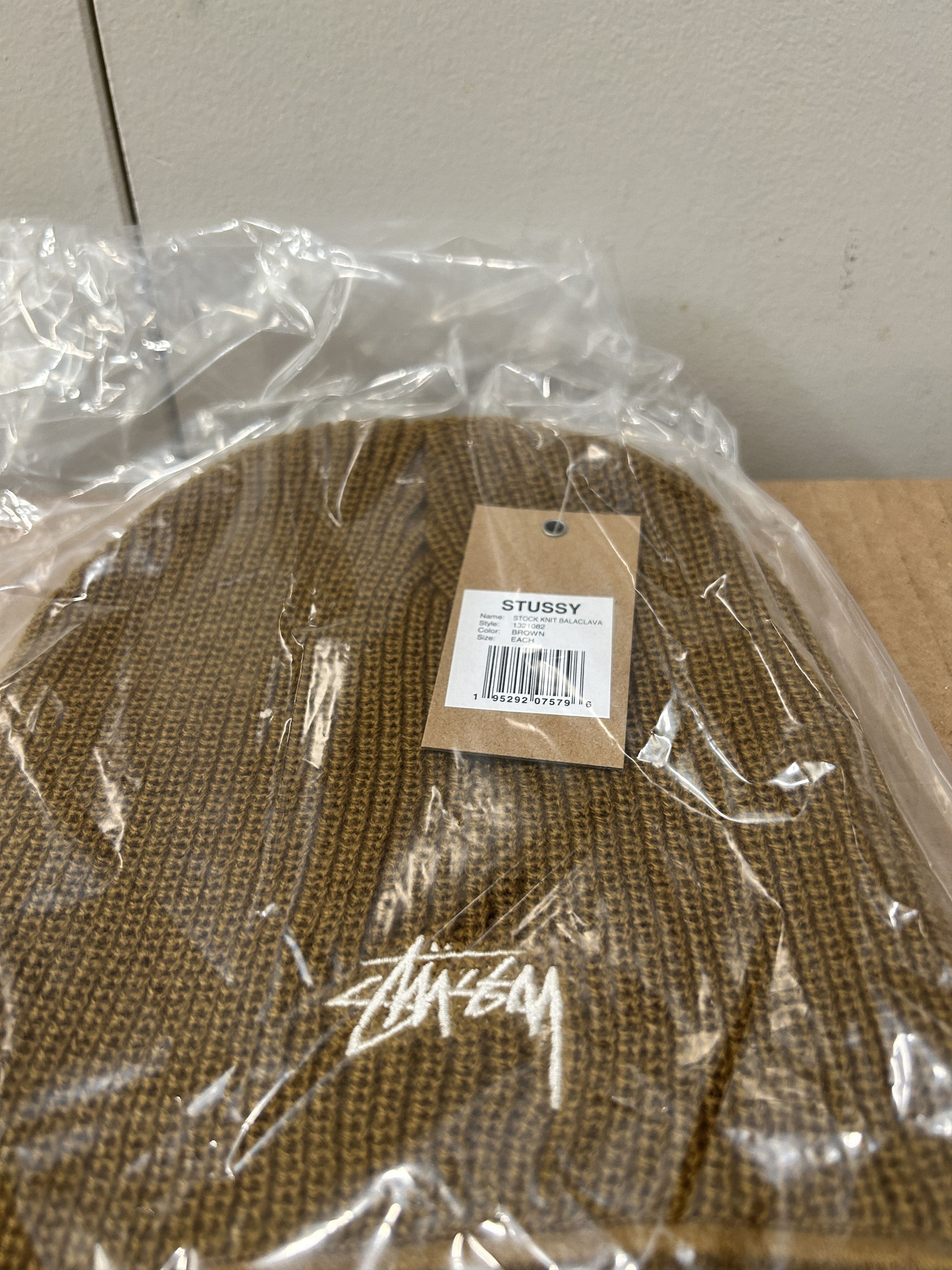 Stussy Stussy Stock Knit Balaclava Black mask Size ONE SIZE - 2 Thumbnail