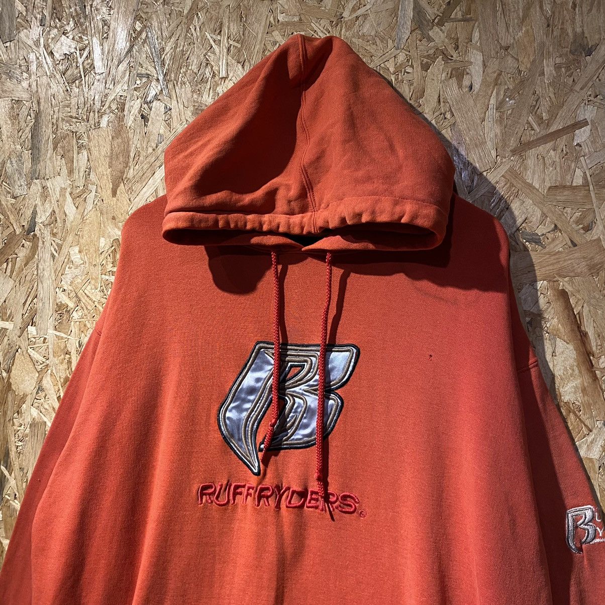 Rap Tees × Ruff Ryders × Vintage VINTAGE VERY RARE‼️Ruff Ryders Logo Embroidery Hoodies Size US XL / EU 56 / 4 - 3 Thumbnail