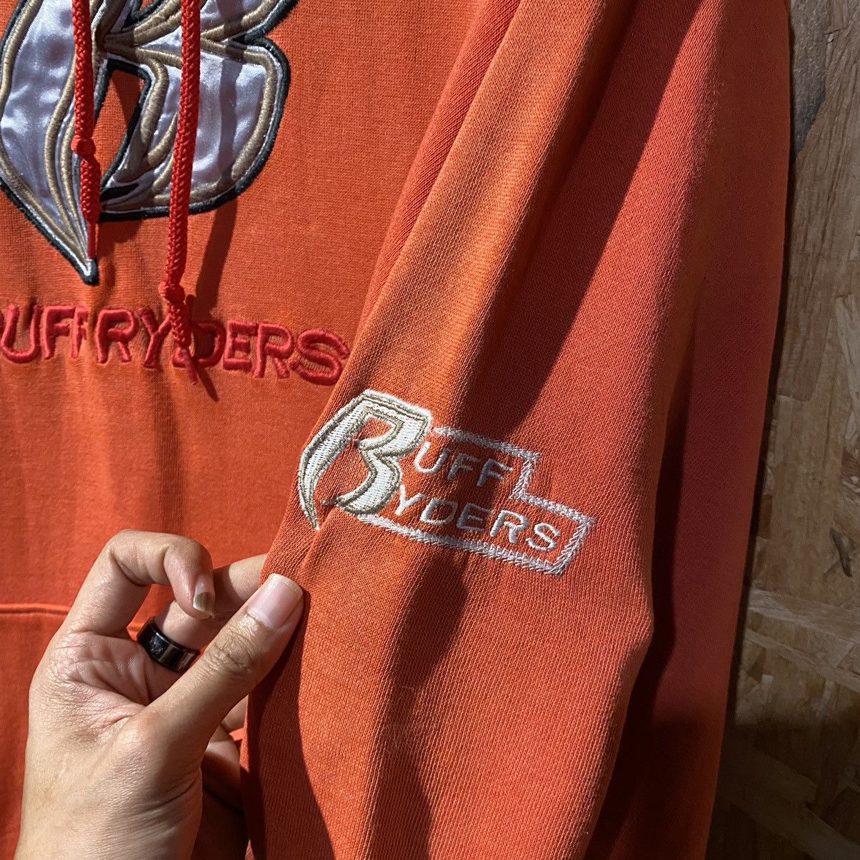 Rap Tees × Ruff Ryders × Vintage VINTAGE VERY RARE‼️Ruff Ryders Logo Embroidery Hoodies Size US XL / EU 56 / 4 - 9 Thumbnail