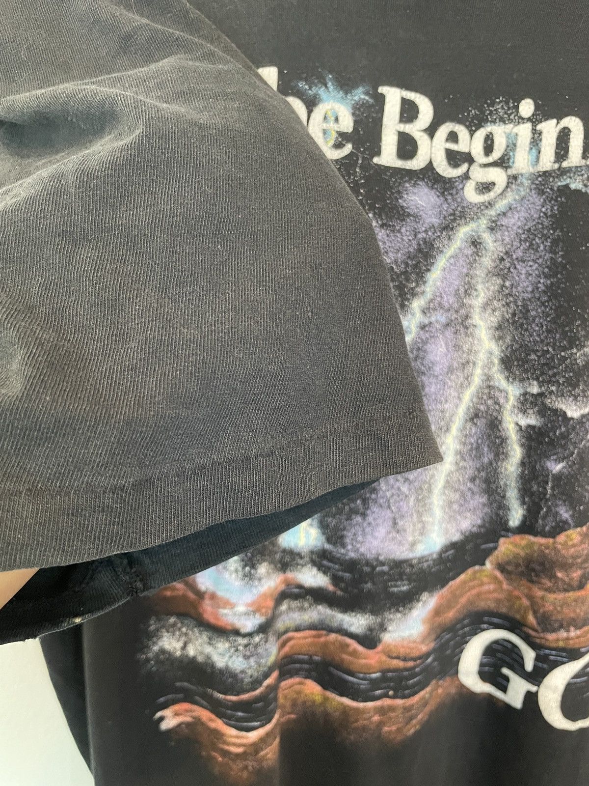 Vintage Vintage “In the Beginning God” shirt Size US XL / EU 56 / 4 - 5 Thumbnail