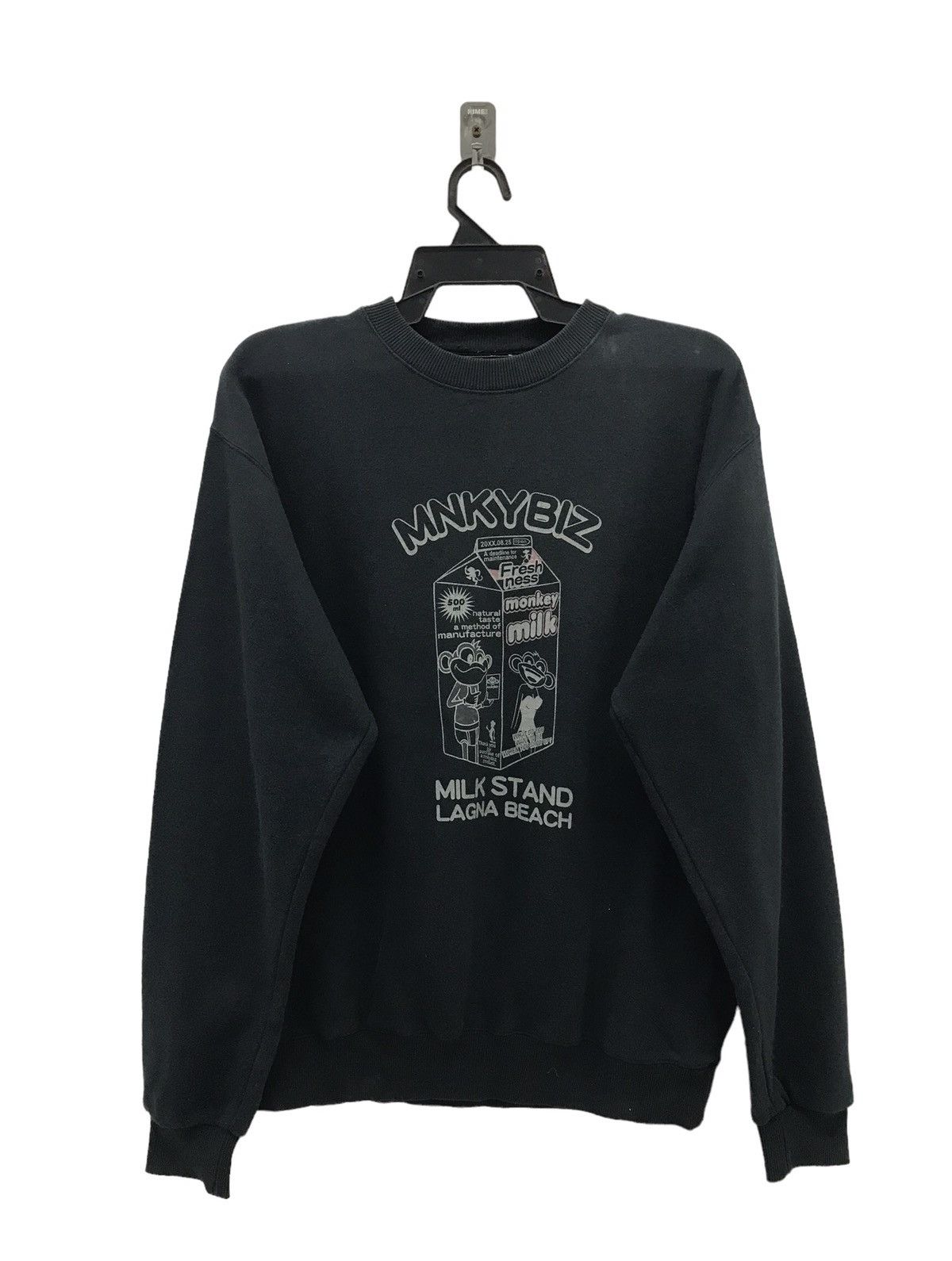 Japanese Brand MNKYBIZ MILK STANDARD LAGNA BEACH SWEATSHIRT Size US M / EU 48-50 / 2 - 1 Thumbnail