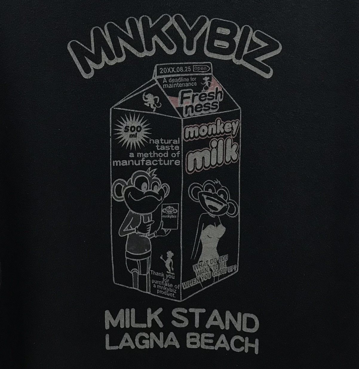 Japanese Brand MNKYBIZ MILK STANDARD LAGNA BEACH SWEATSHIRT Size US M / EU 48-50 / 2 - 3 Thumbnail
