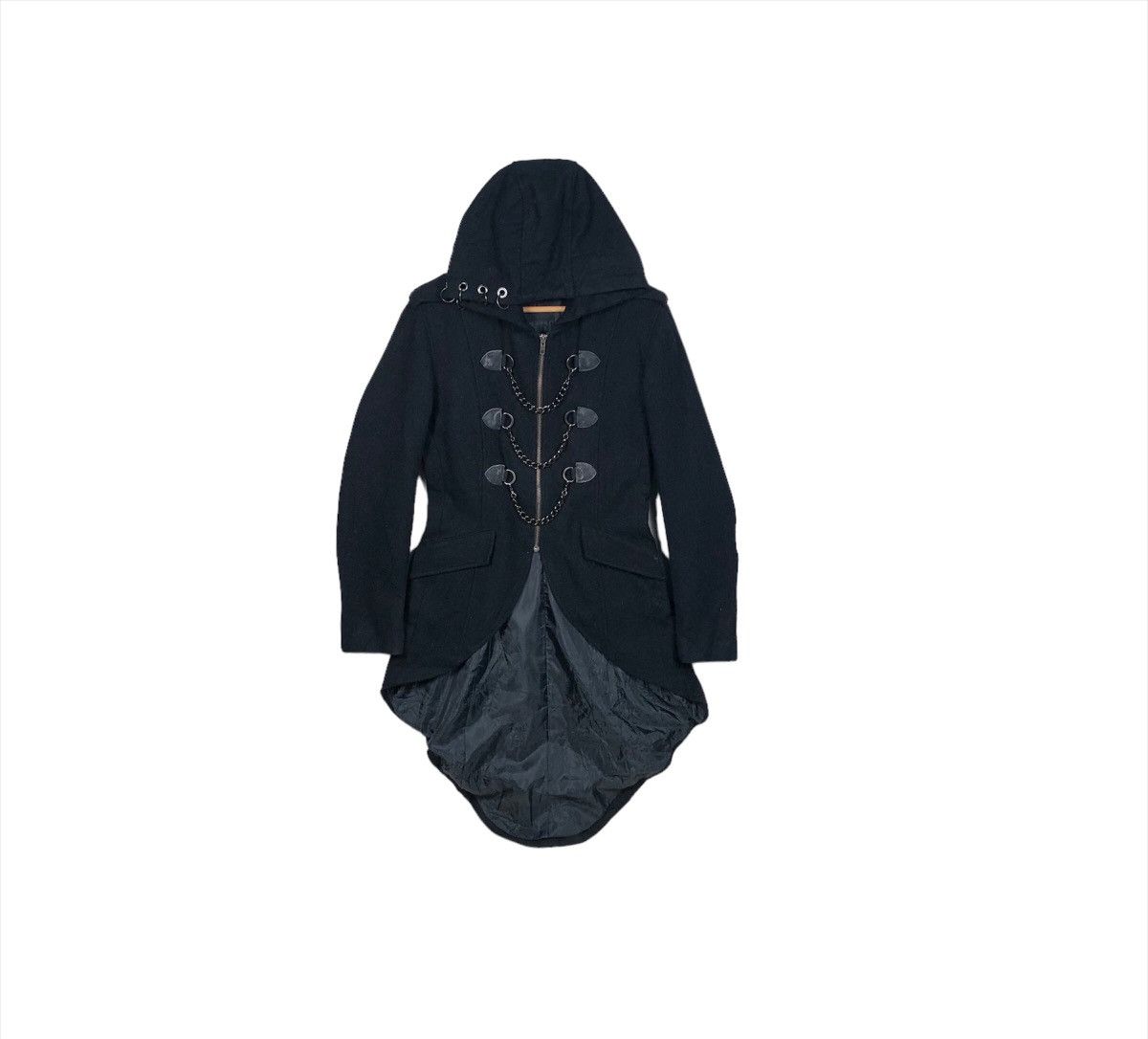Japanese Brand × Michael Jackson × Seditionaries Rare! Black Peace Now For Men Punk Gothic Hooded Jacket Size US M / EU 48-50 / 2 - 1 Thumbnail