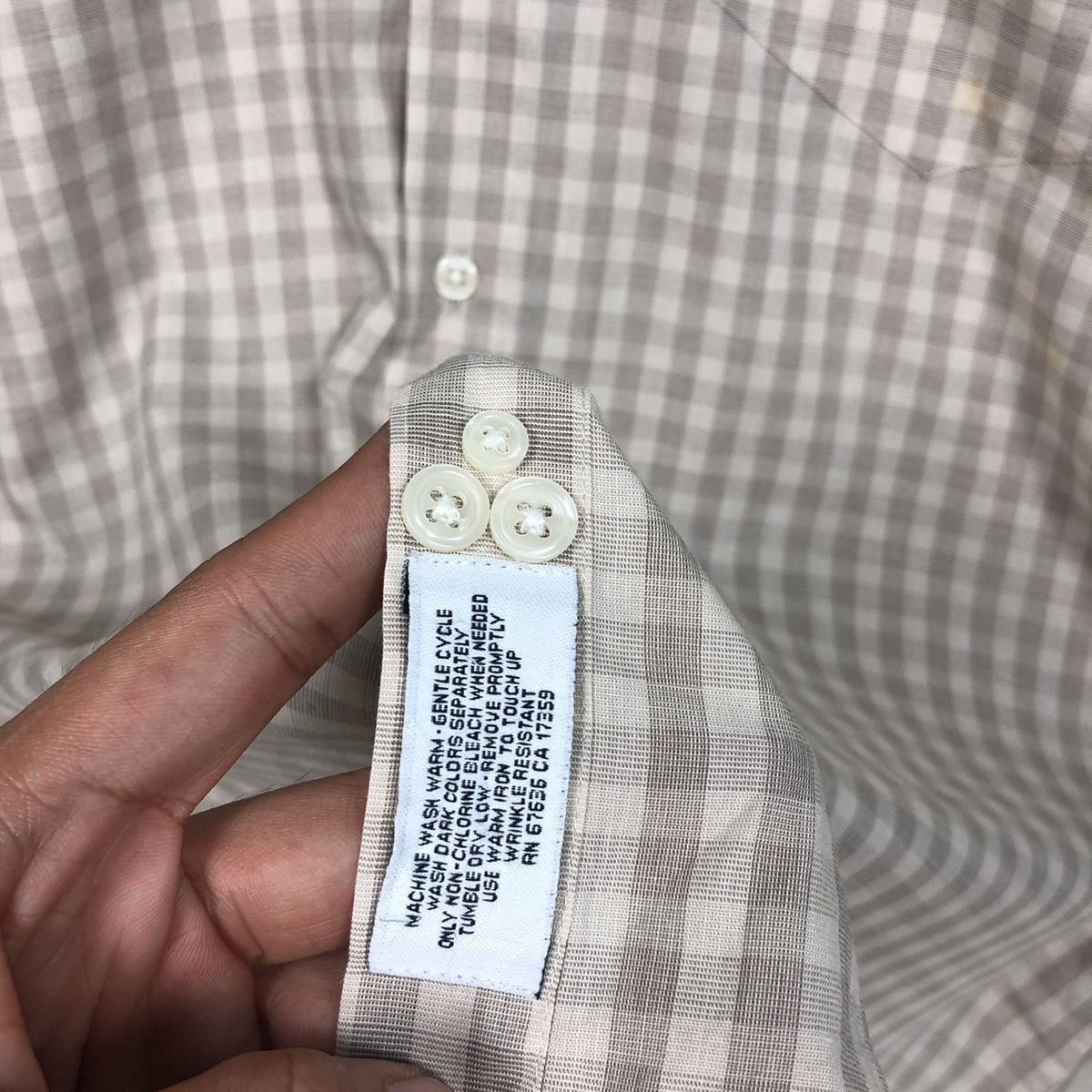 Yves Saint Laurent Yves Saint Lauren Checkered Shirt Buttons Up Size US M / EU 48-50 / 2 - 10 Thumbnail