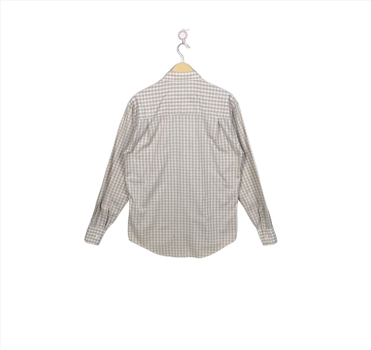 Yves Saint Laurent Yves Saint Lauren Checkered Shirt Buttons Up Size US M / EU 48-50 / 2 - 2 Thumbnail