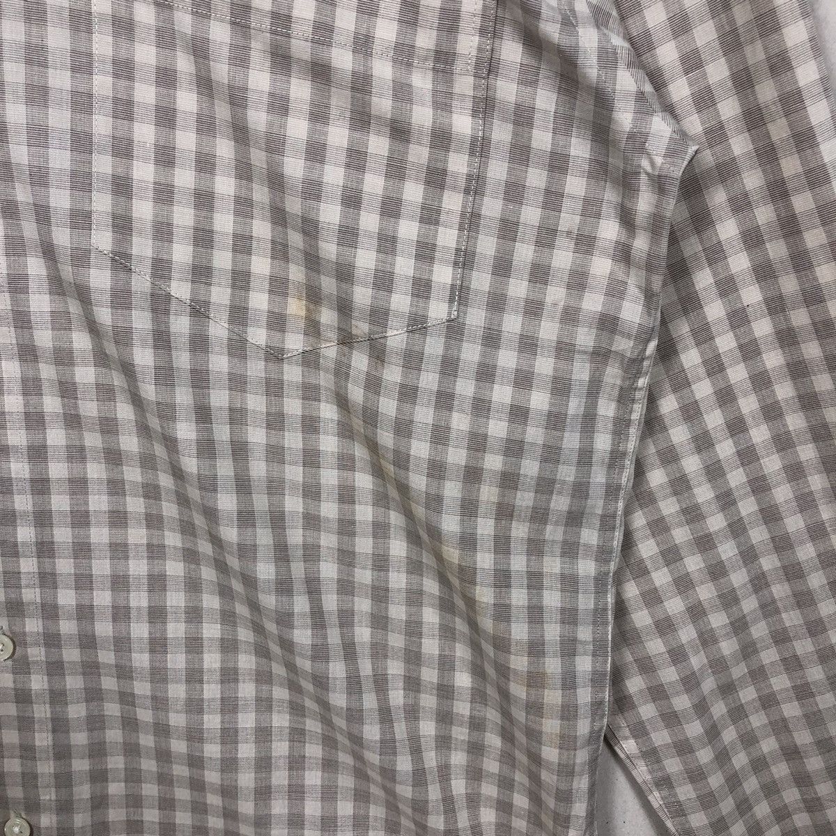 Yves Saint Laurent Yves Saint Lauren Checkered Shirt Buttons Up Size US M / EU 48-50 / 2 - 5 Thumbnail