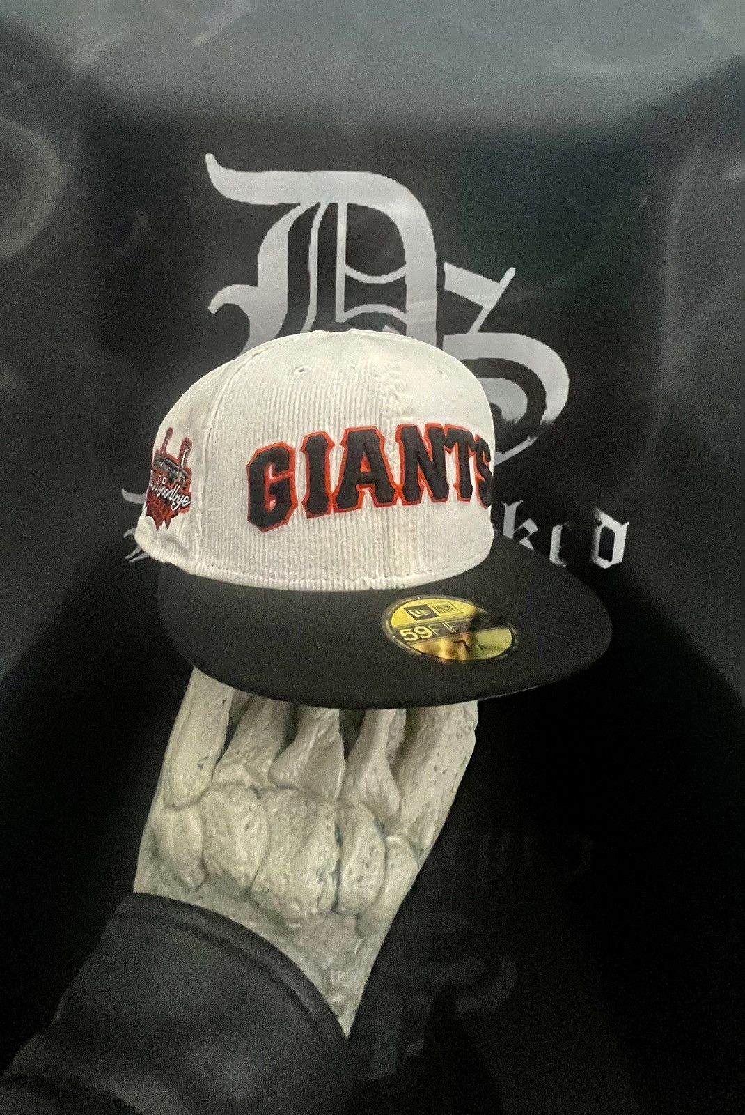 Giant × Lids 7 3/8 - SF Giants Cord Script New Era 59Fifty Fitted Hat Size ONE SIZE - 1 Thumbnail