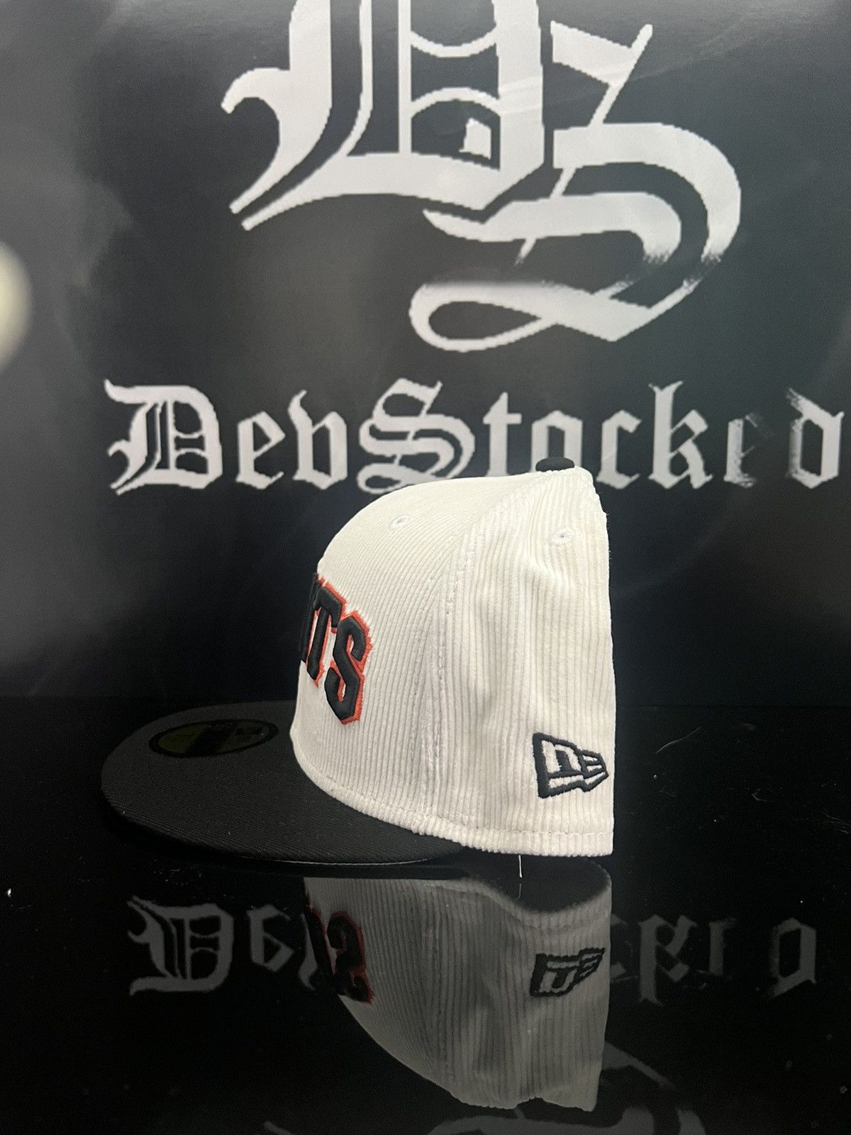 Giant × Lids 7 3/8 - SF Giants Cord Script New Era 59Fifty Fitted Hat Size ONE SIZE - 4 Thumbnail