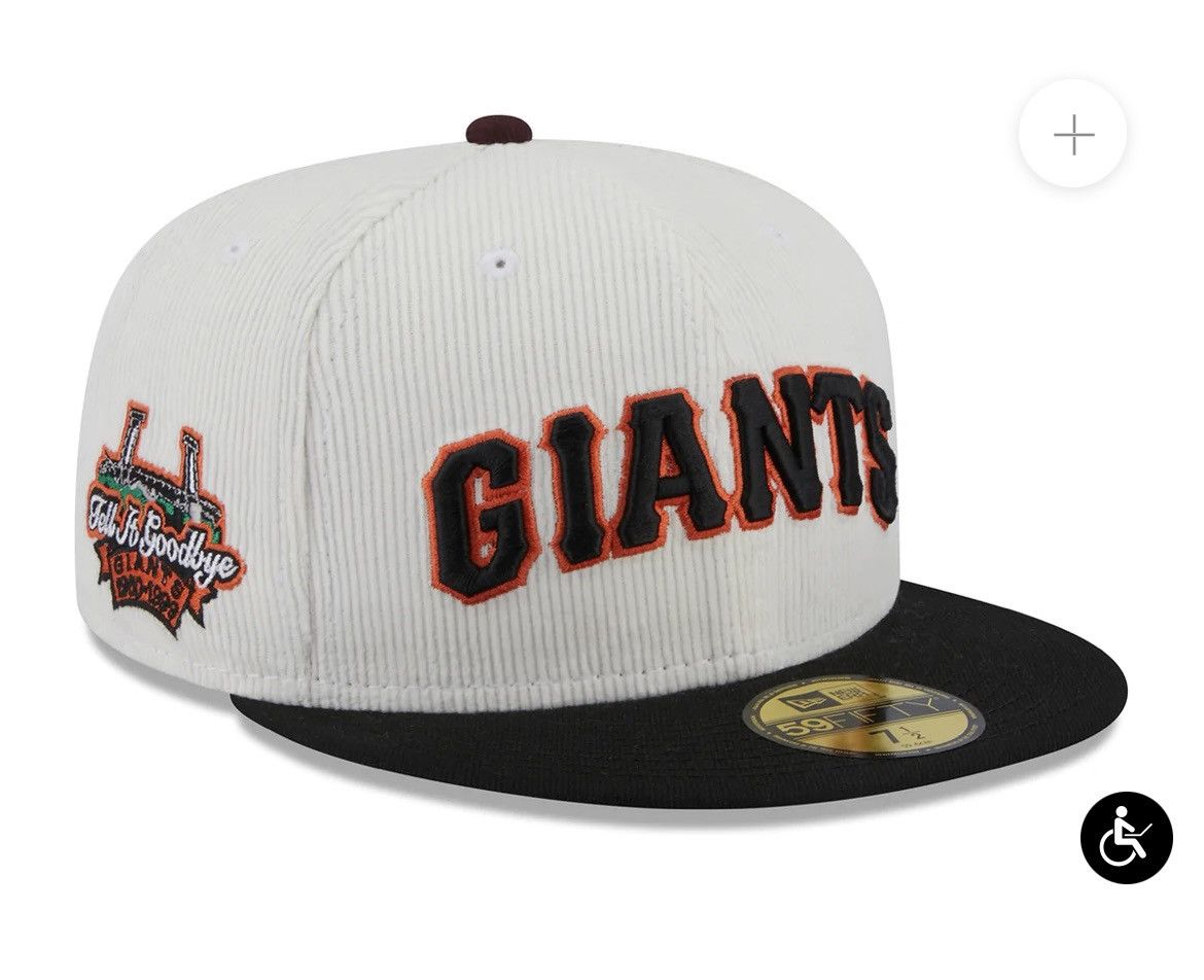 Giant × Lids 7 3/8 - SF Giants Cord Script New Era 59Fifty Fitted Hat Size ONE SIZE - 6 Thumbnail