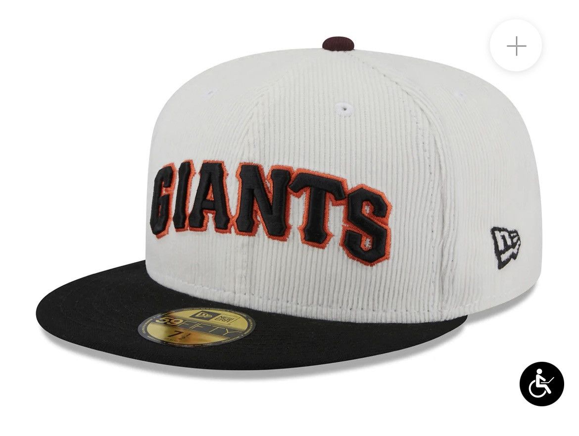 Giant × Lids 7 3/8 - SF Giants Cord Script New Era 59Fifty Fitted Hat Size ONE SIZE - 9 Thumbnail