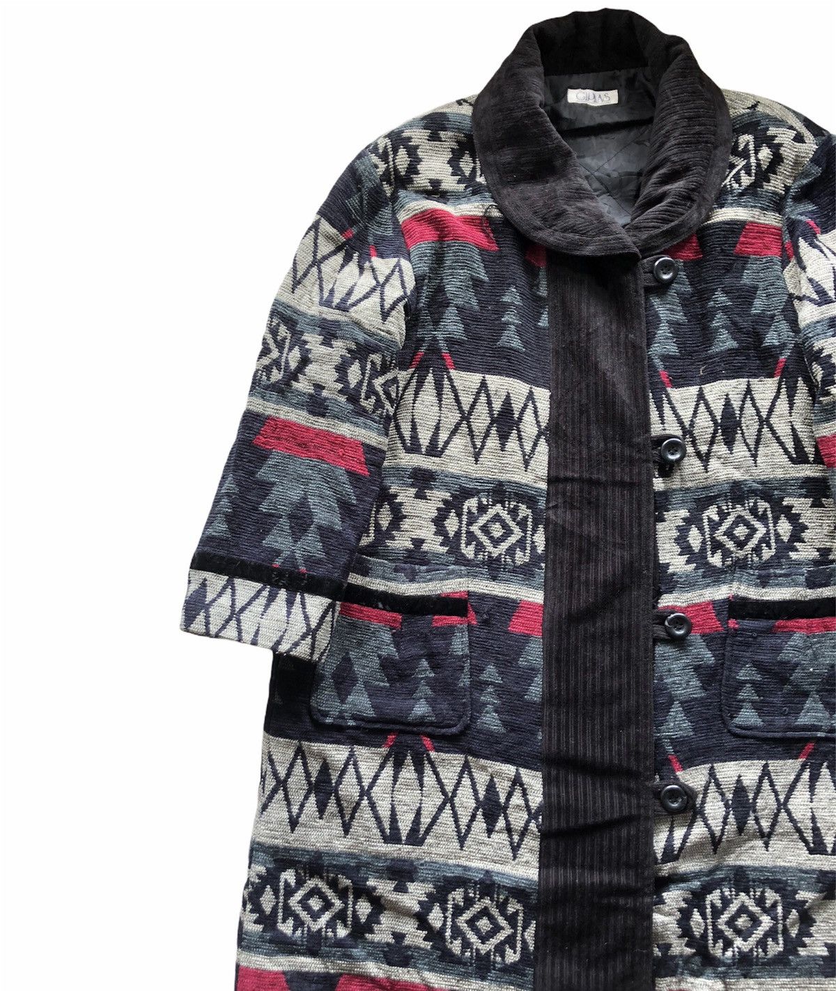 Vintage 1990s Giplas Japan Aztec Motif Navajo Heavy knit Jacket Size US M / EU 48-50 / 2 - 5 Thumbnail