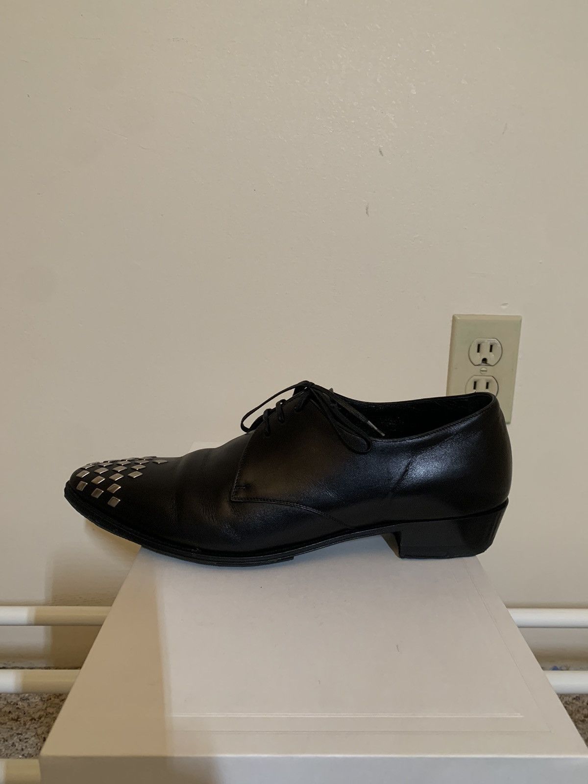 Celine × Hedi Slimane Celine SS19 Diamond Studded Jacno Loafers Size US 7 / EU 40 - 7 Thumbnail