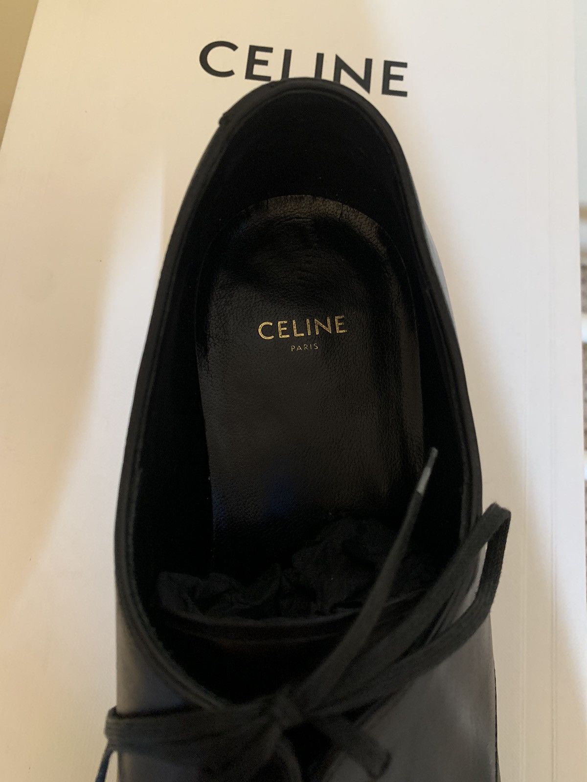 Celine × Hedi Slimane Celine SS19 Diamond Studded Jacno Loafers Size US 7 / EU 40 - 12 Thumbnail