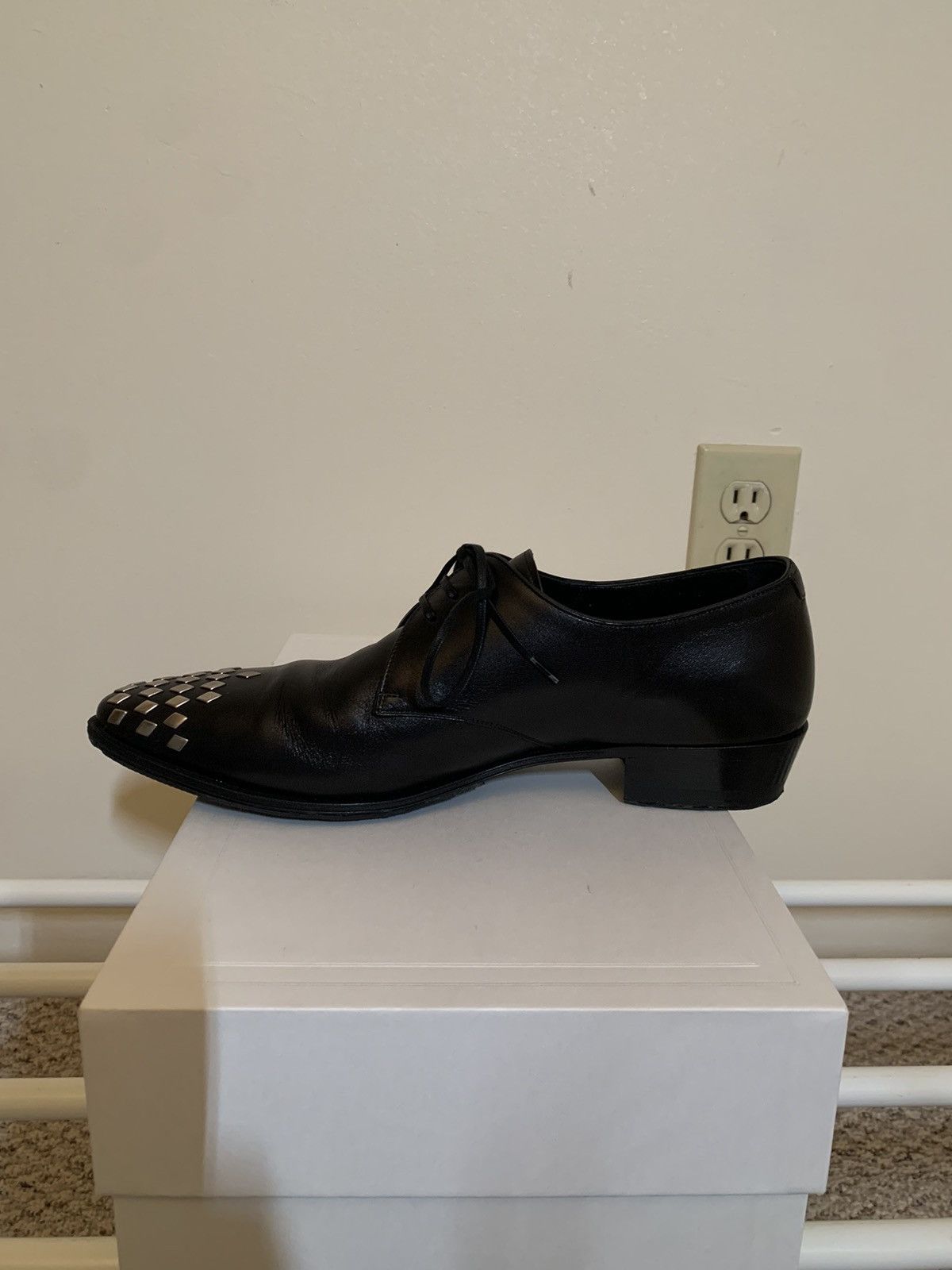 Celine × Hedi Slimane Celine SS19 Diamond Studded Jacno Loafers Size US 7 / EU 40 - 5 Thumbnail