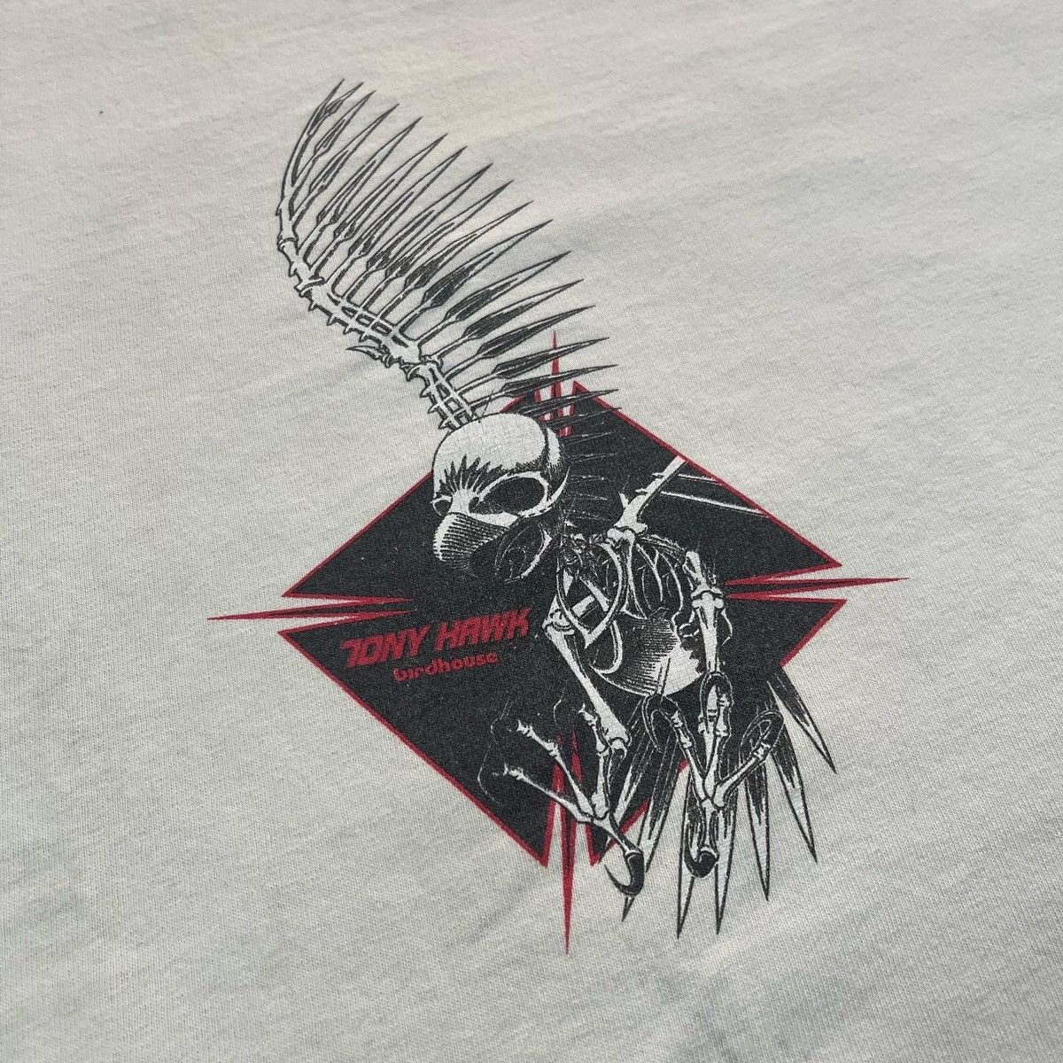 Powell Peralta × Tony Hawk × Vintage Vintage TONY HAWK Birdhouse Skateboard T-Shirt Size US M / EU 48-50 / 2 - 2 Thumbnail
