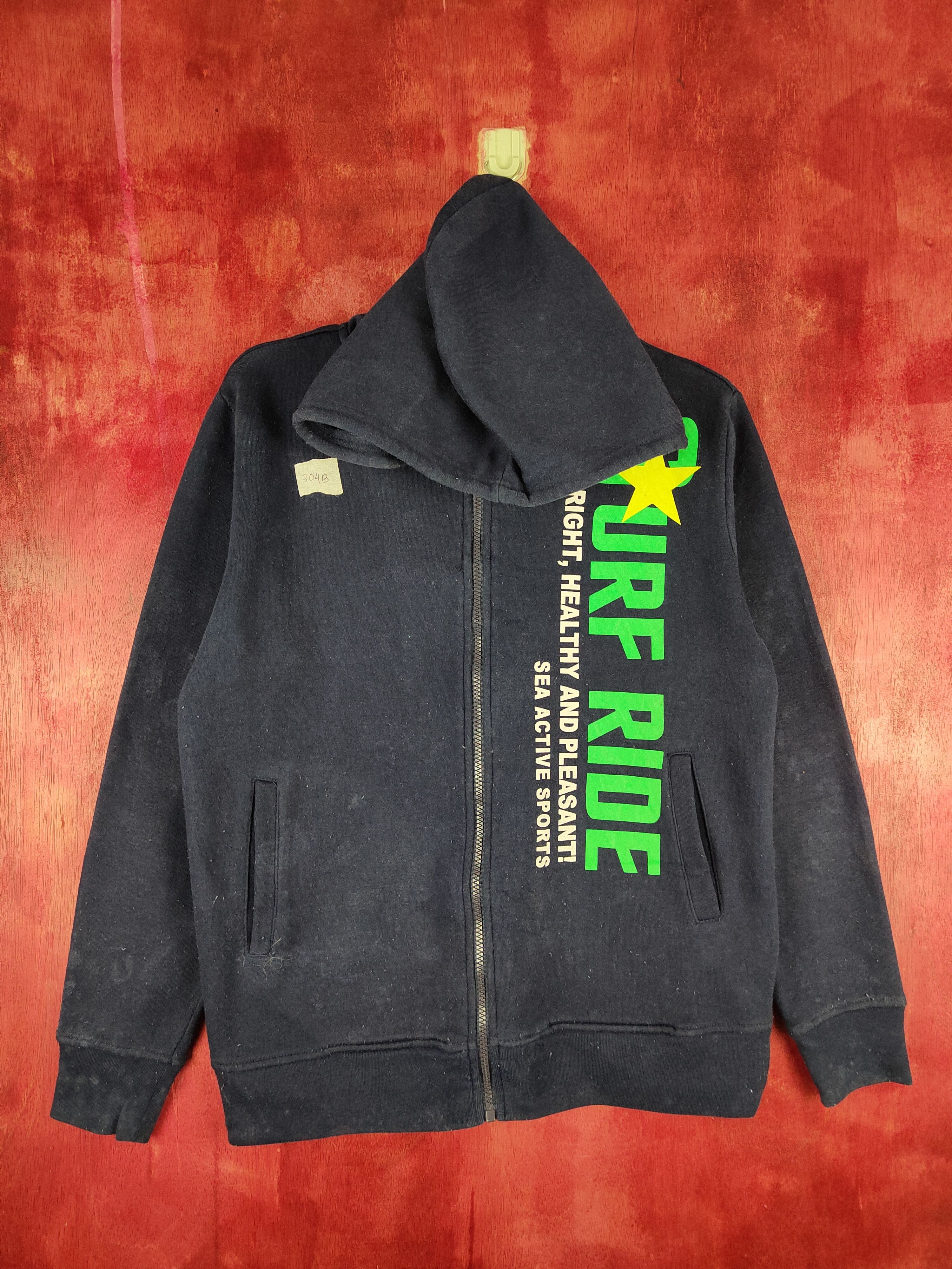 Fly Beans surf Dark Blue Hoodie Sweater #304B