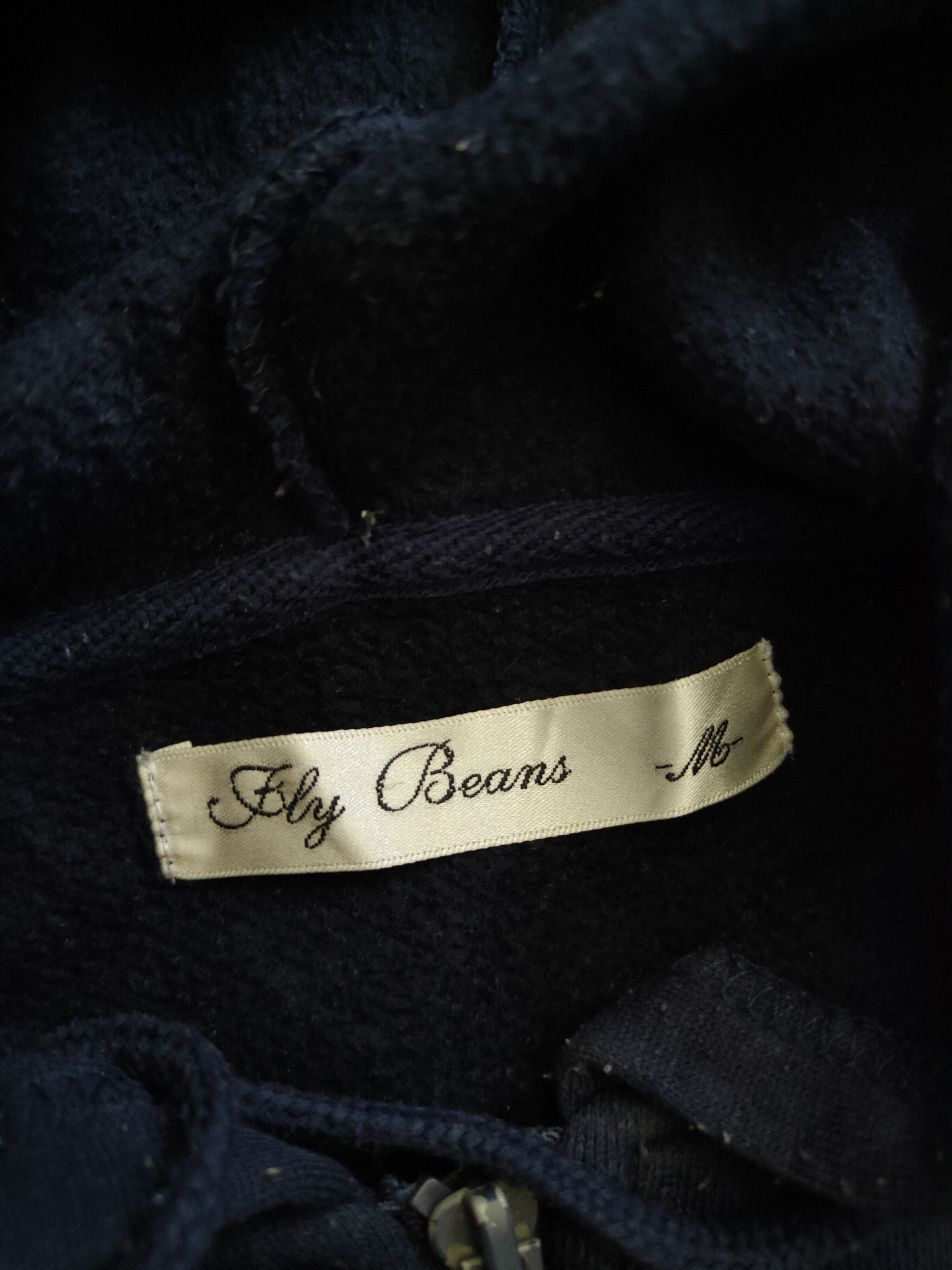 Japanese Brand Fly Beans surf Dark Blue Hoodie Sweater #304B Size US M / EU 48-50 / 2 - 13 Thumbnail