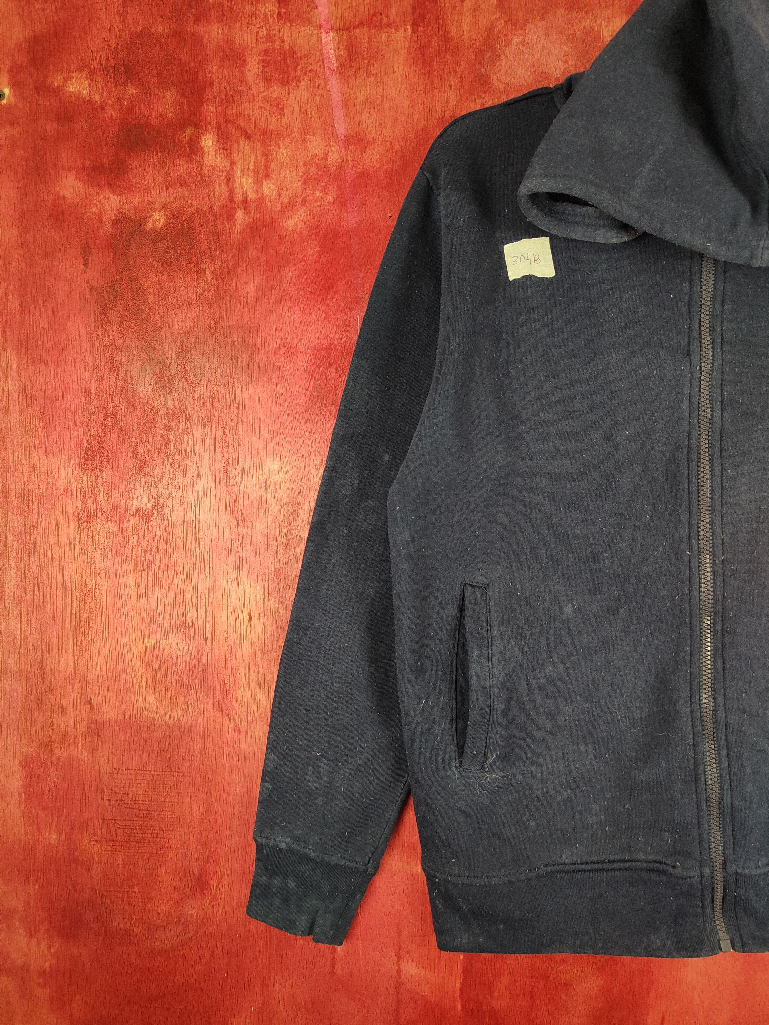 Japanese Brand Fly Beans surf Dark Blue Hoodie Sweater #304B Size US M / EU 48-50 / 2 - 4 Thumbnail