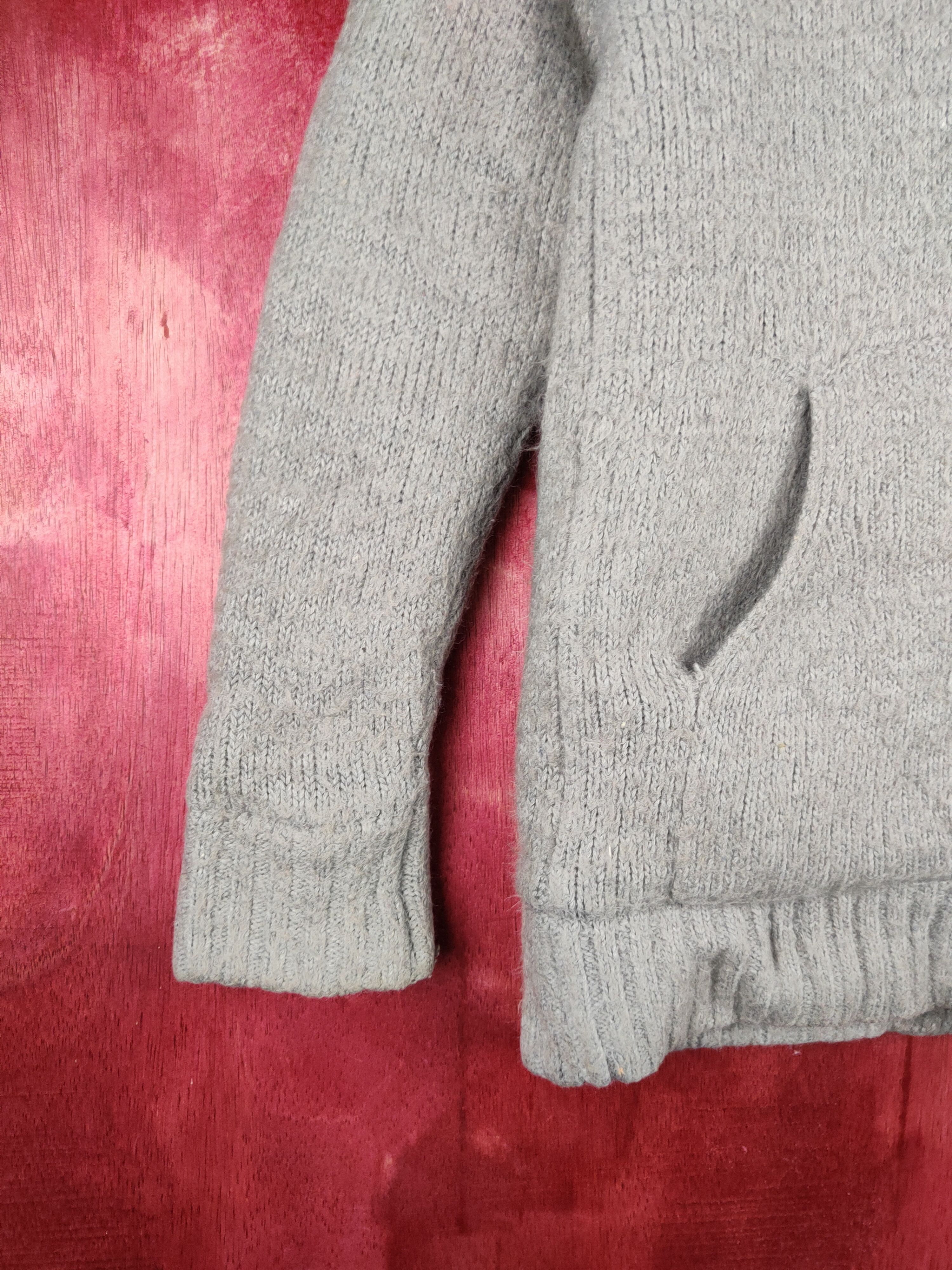Japanese Brand Japan mohair Gray Faded Knitwear Hoodie Sweater #233B Size M / US 6-8 / IT 42-44 - 4 Thumbnail
