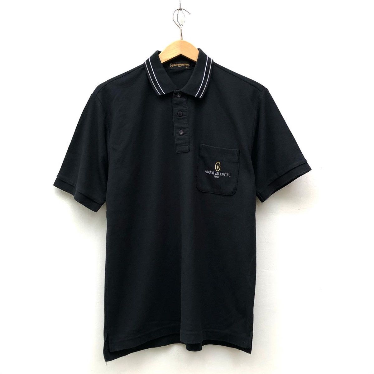 Gianni Valentino × Valentino VINTAGE GIANNI VALENTINO POLO SHIRT BIG LOGO Size US M / EU 48-50 / 2 - 1 Thumbnail