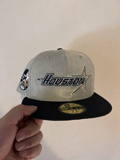 7 1/2 Houston Astros Script Black Corduroy Gold 59fifty