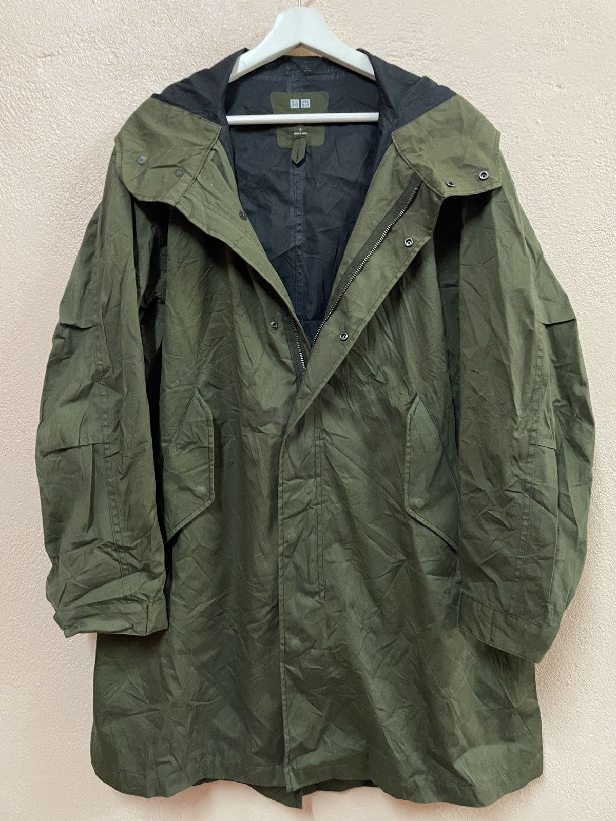 Uniqlo Archival Japanese Uniqlo Breathable blocktech parka jacket Size US L / EU 52-54 / 3 - 2 Thumbnail